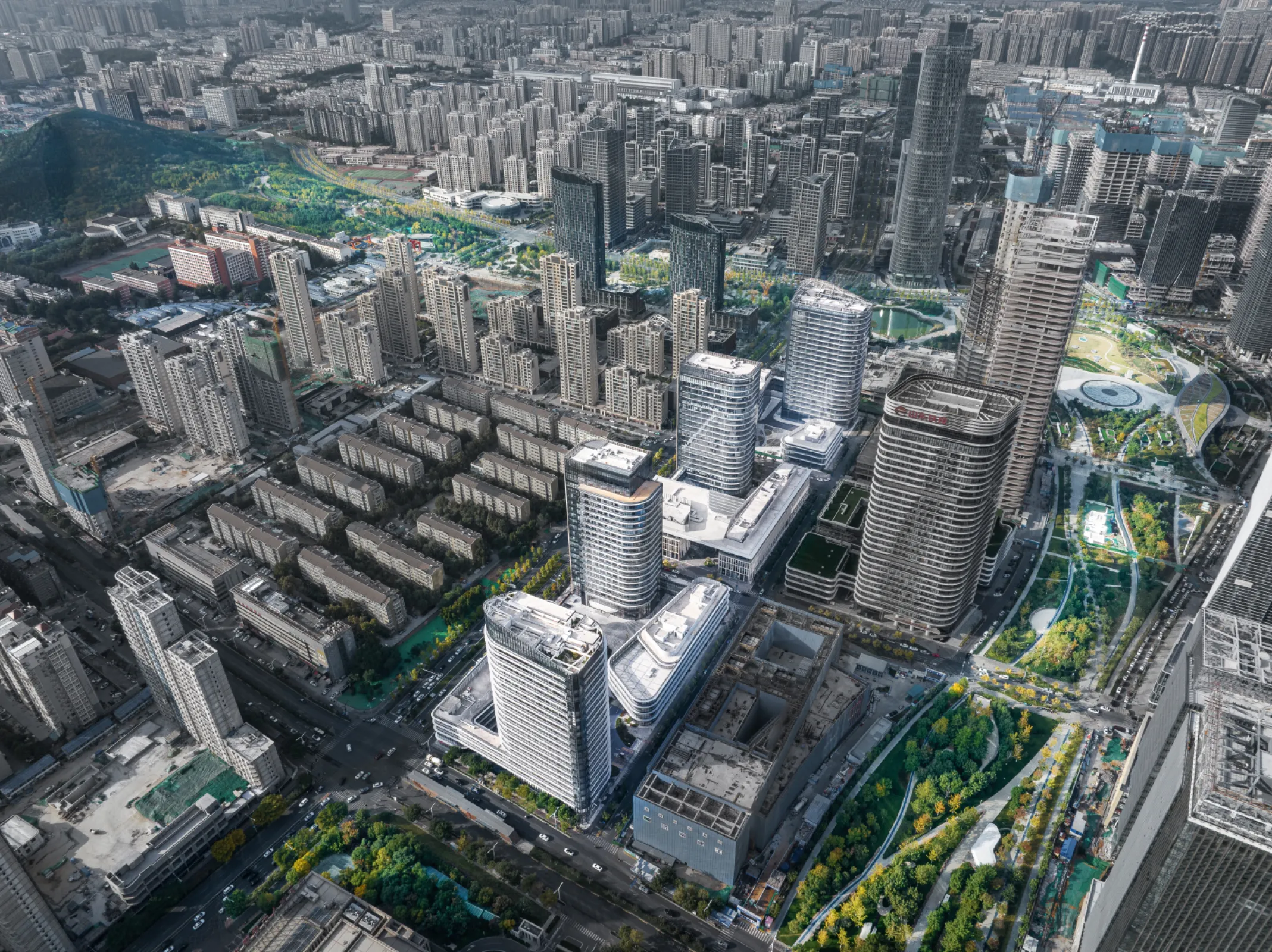 South Part of International Financial City in Central Business Area, Jinan, China ©Feng Shao