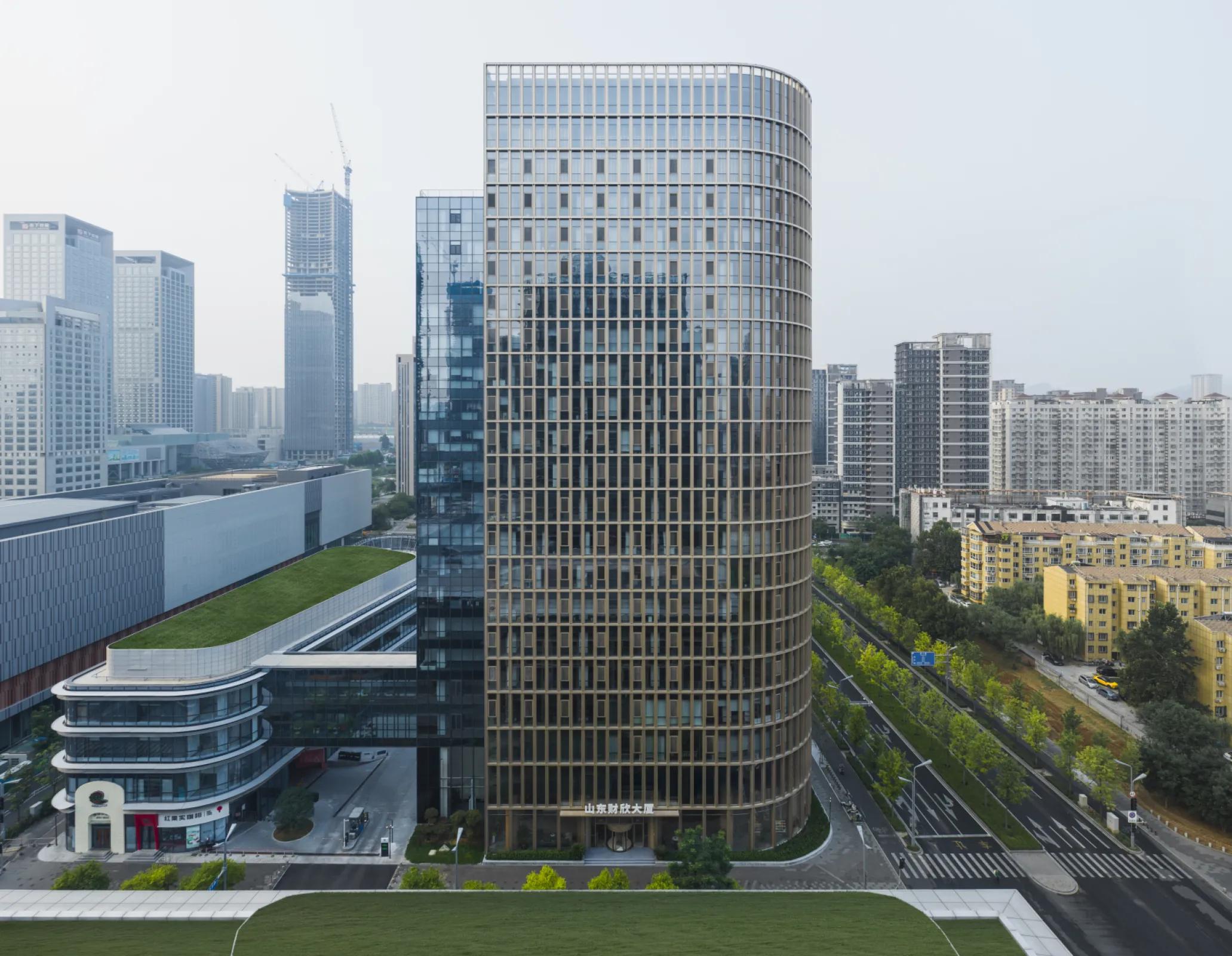 South Part of International Financial City in Central Business Area, Jinan, China ©HGEsch