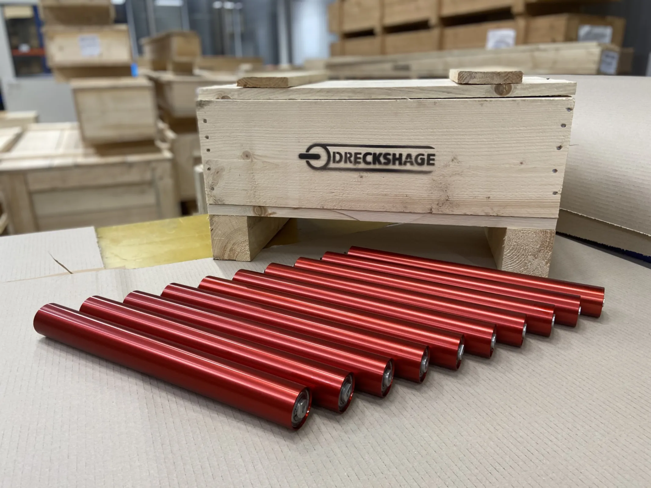 Aluminium Idler Rollers costumized