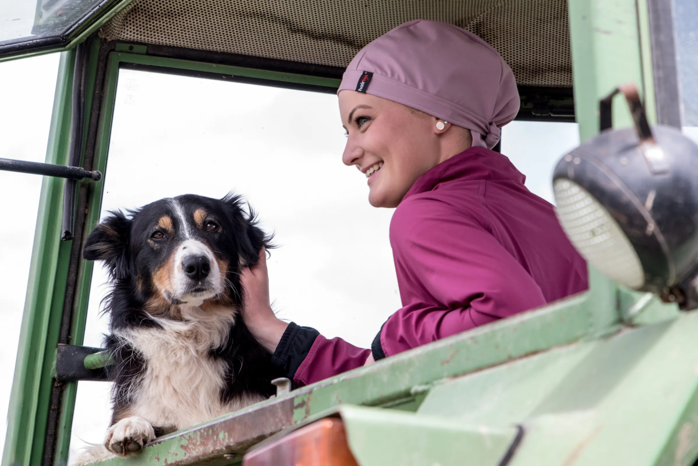 hairtex Stable-cap with tie-up bands
