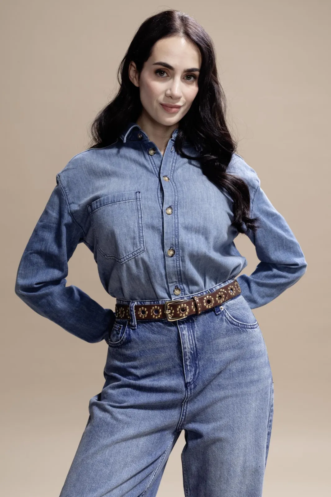 B.BELT BB1106L69 Diana Gold