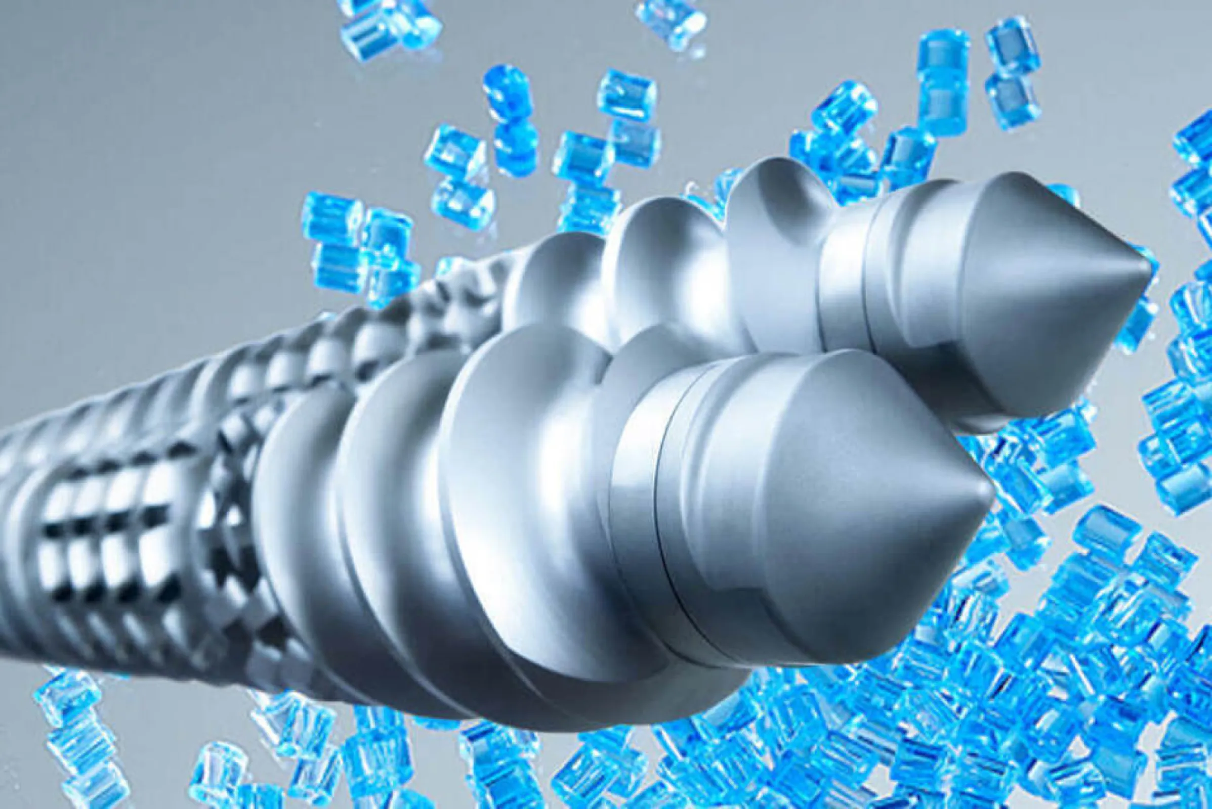 ZSK twin screw extruder for chemical waste