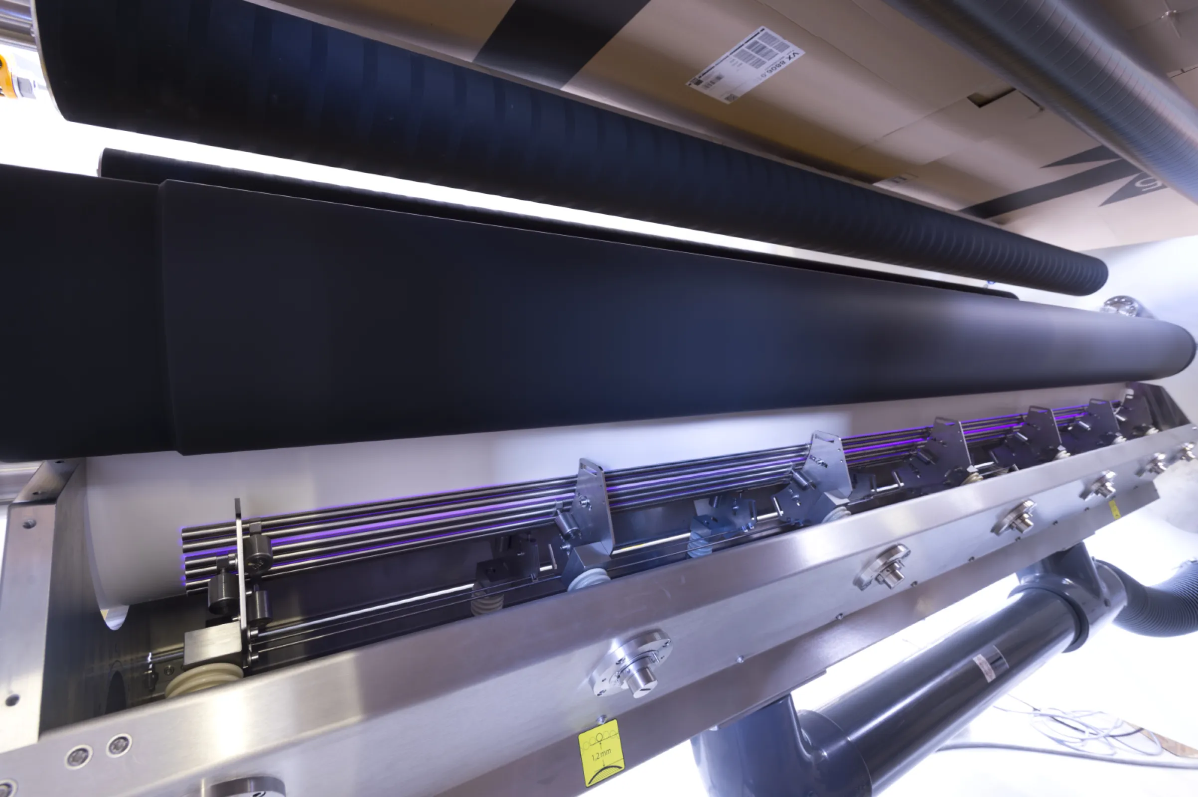 AFS treatment station with steel tube electrodes.