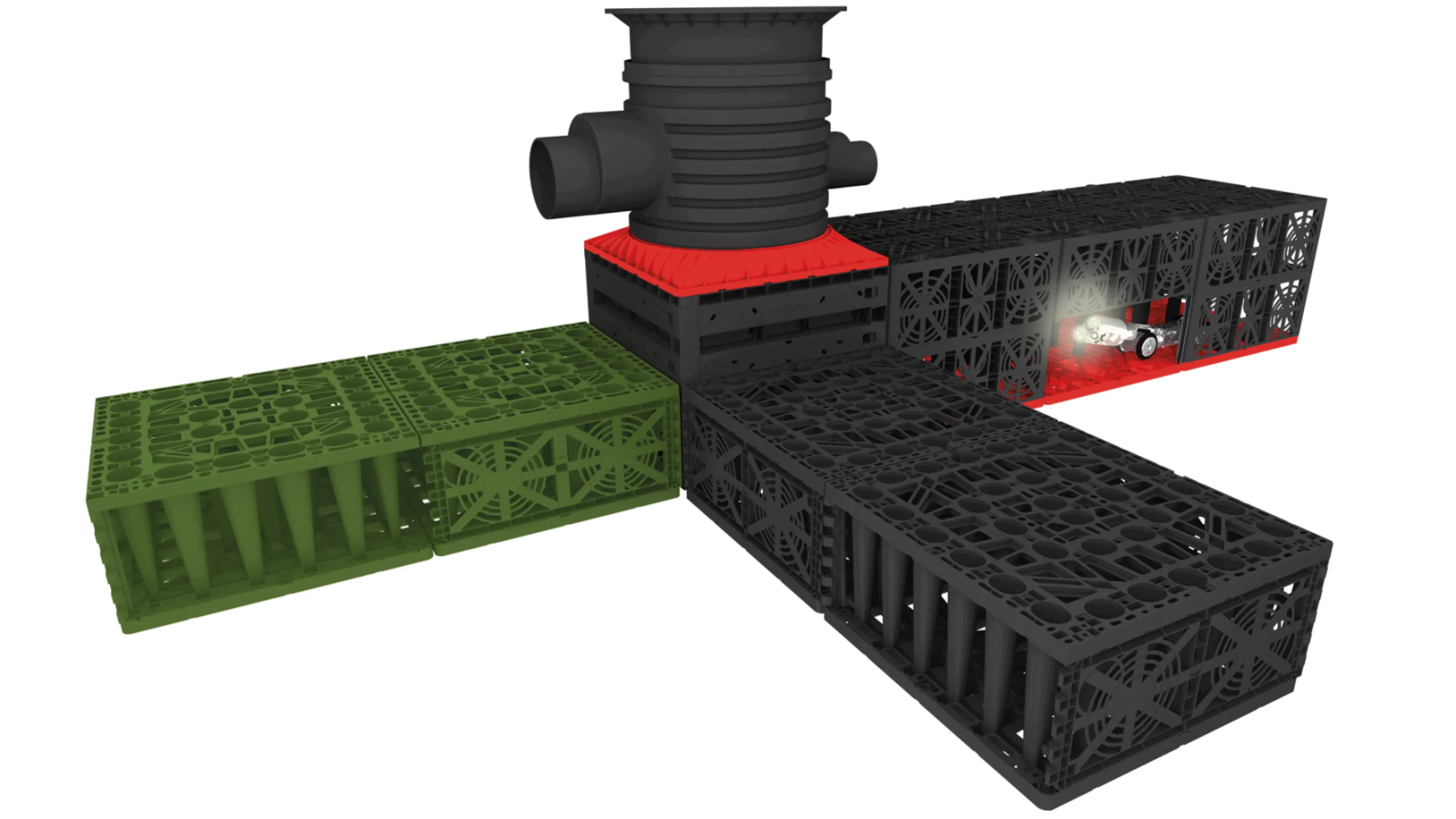 Stormwater management with EcoBloc modules