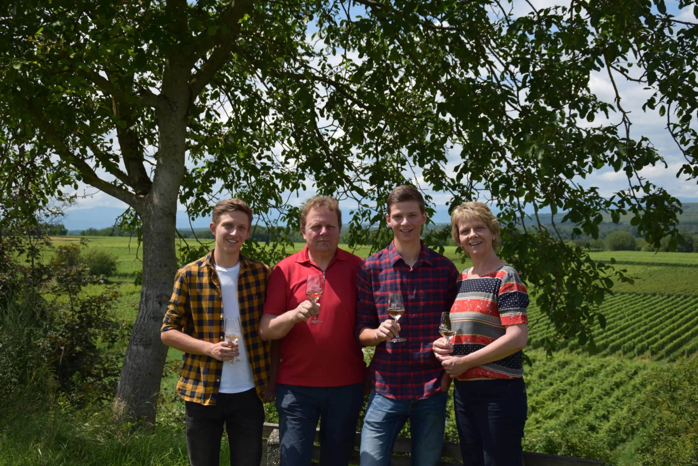 Family Hunn (Jonas, Kilian, Patrick and Martina Hunn)