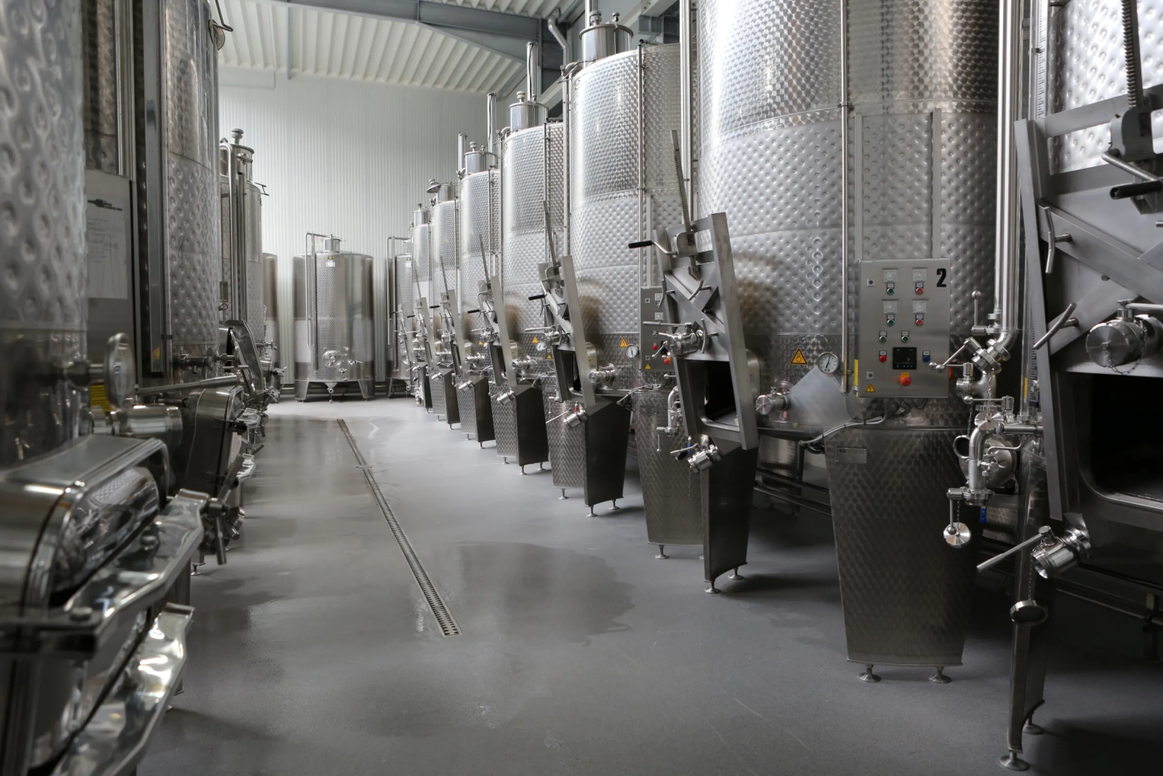 Part of our fermentation tanks