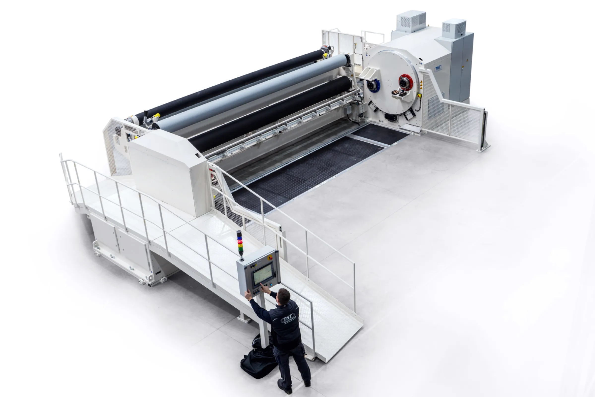 Winder for stretch film (BOPP, BOPET)