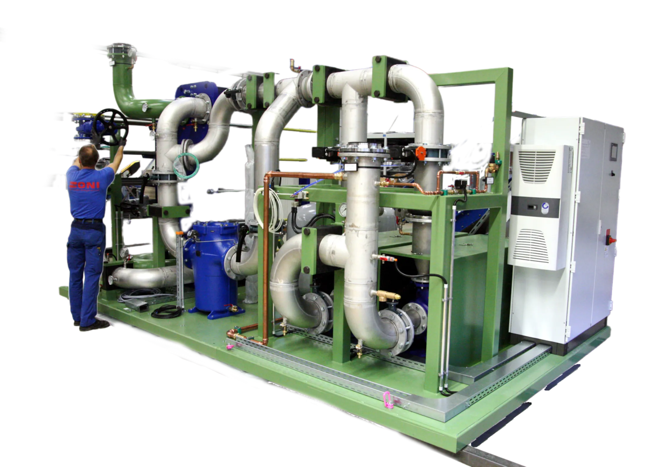 Using waste heat as heating energy - efficient, economical, environmentally friendly.