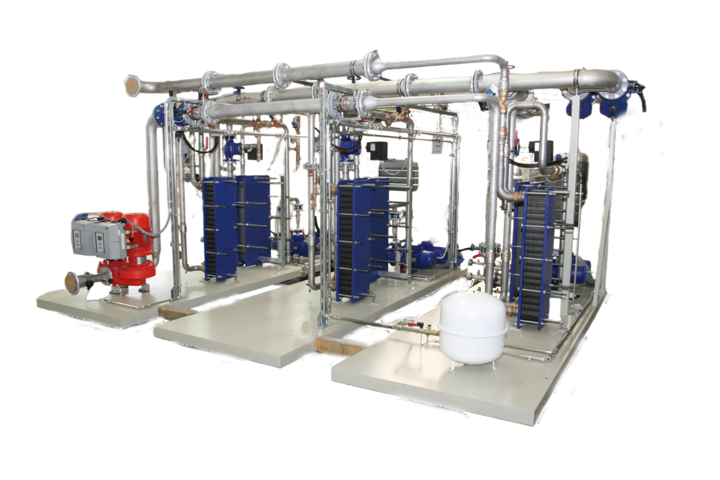 Heat recovery from 35 °C: Heat from cooling water and processes for halls and offices