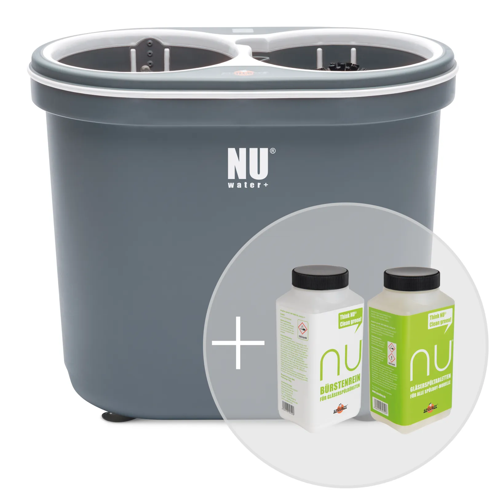 SPÜLBOY® NU water+ incl. Tab & Sanitizer