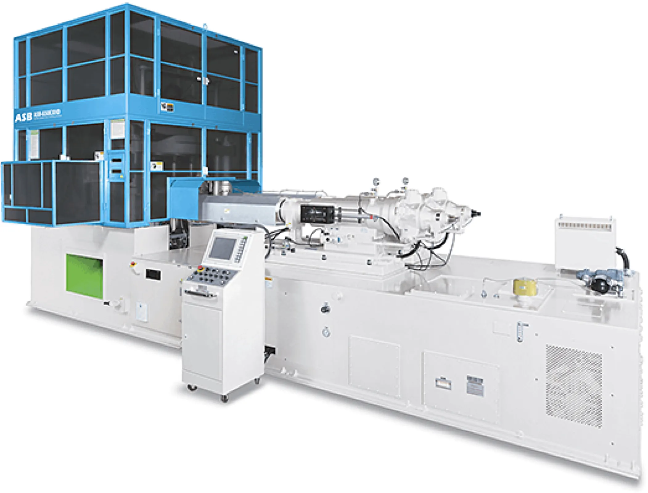 ASB-650EXHD - Standard machine with higher output for molding very large containers.