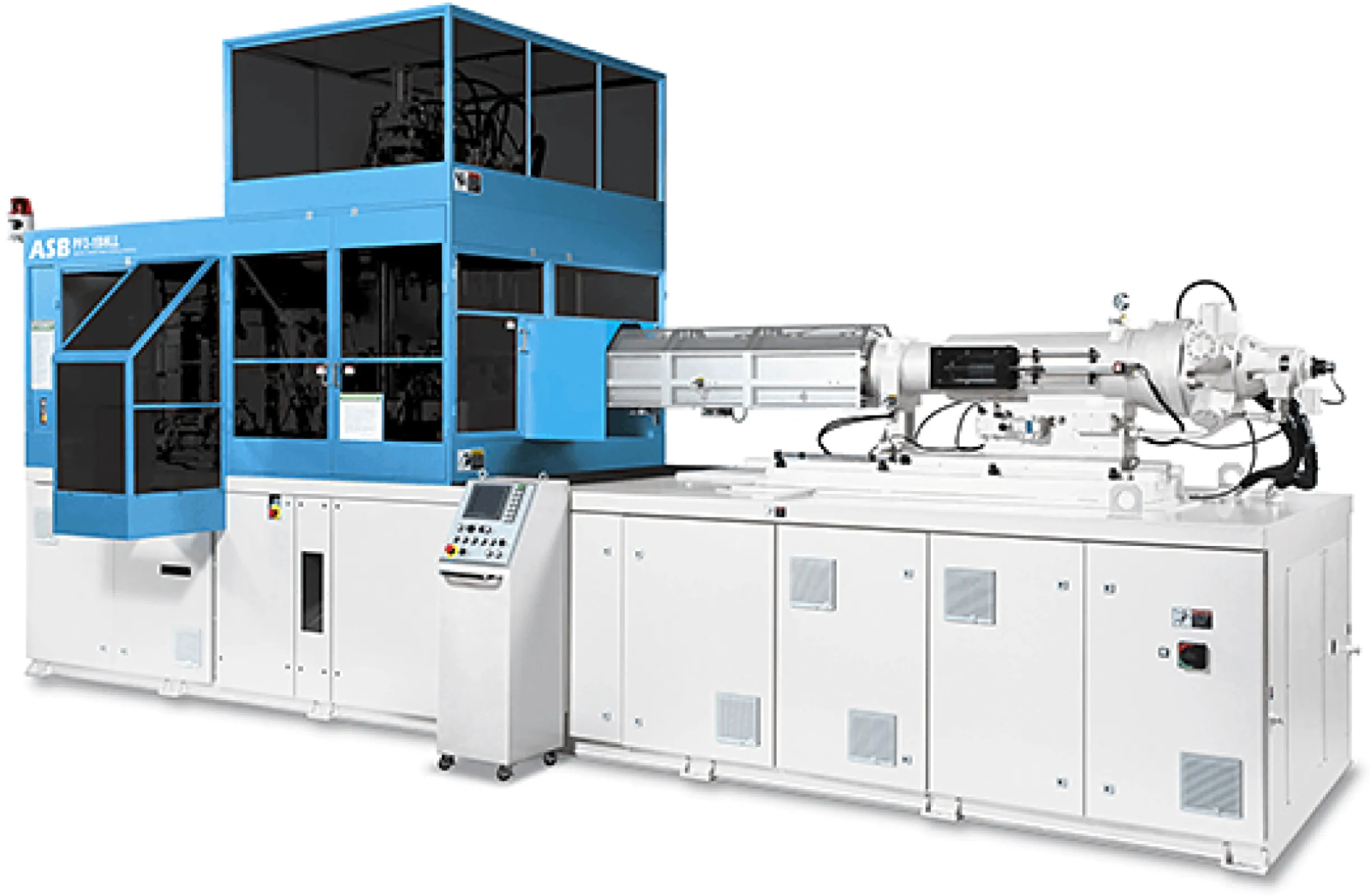 PF3-1BHLL - Suitable for molding large PET containers and bottles with handles up to 12L.