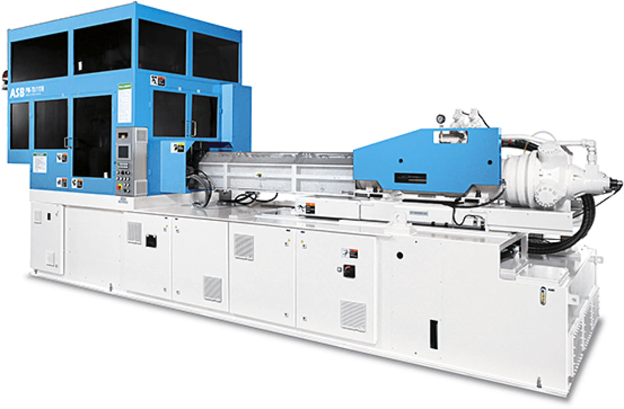 PM-70/111N - Preform molding machine for 8 to 24 cavities and ability to mold up to 181g.