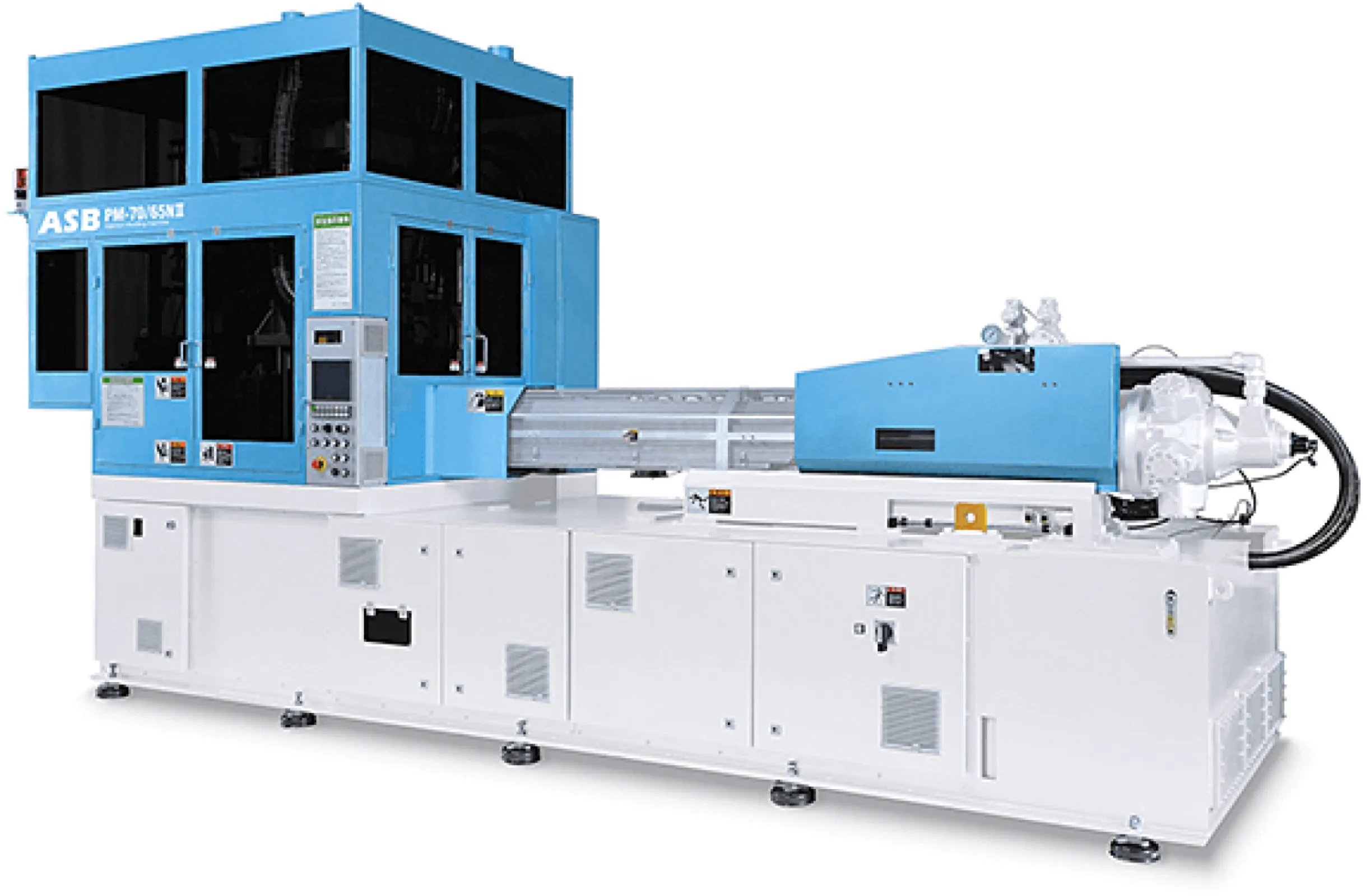 PM-70/65Nll - Preform molding machine for 8 to 24 cavities and ability to mold up to 94g.