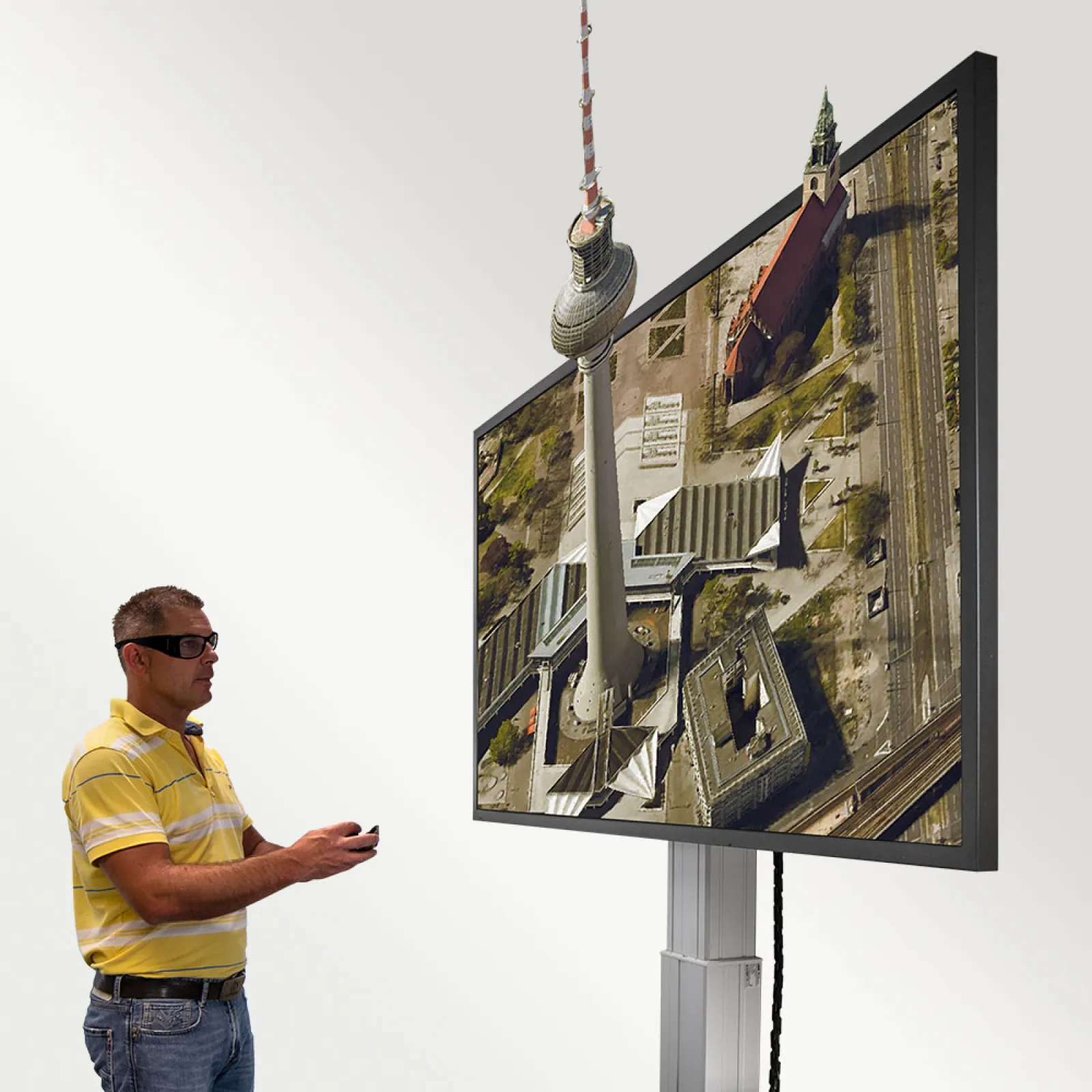 Passive 3D-Stereo & VR Bigscreen Monitore