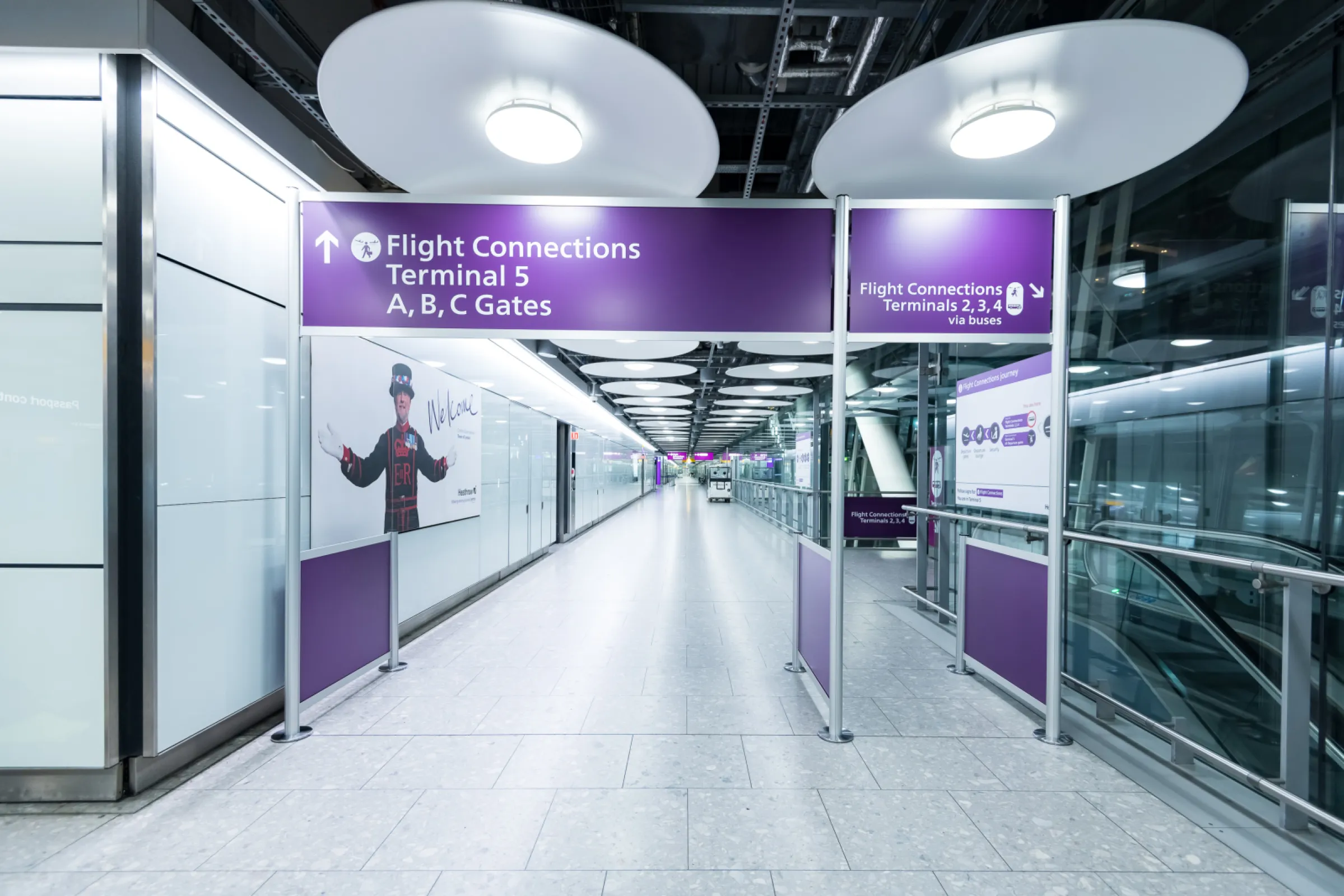 Portals at Heathrow Airport