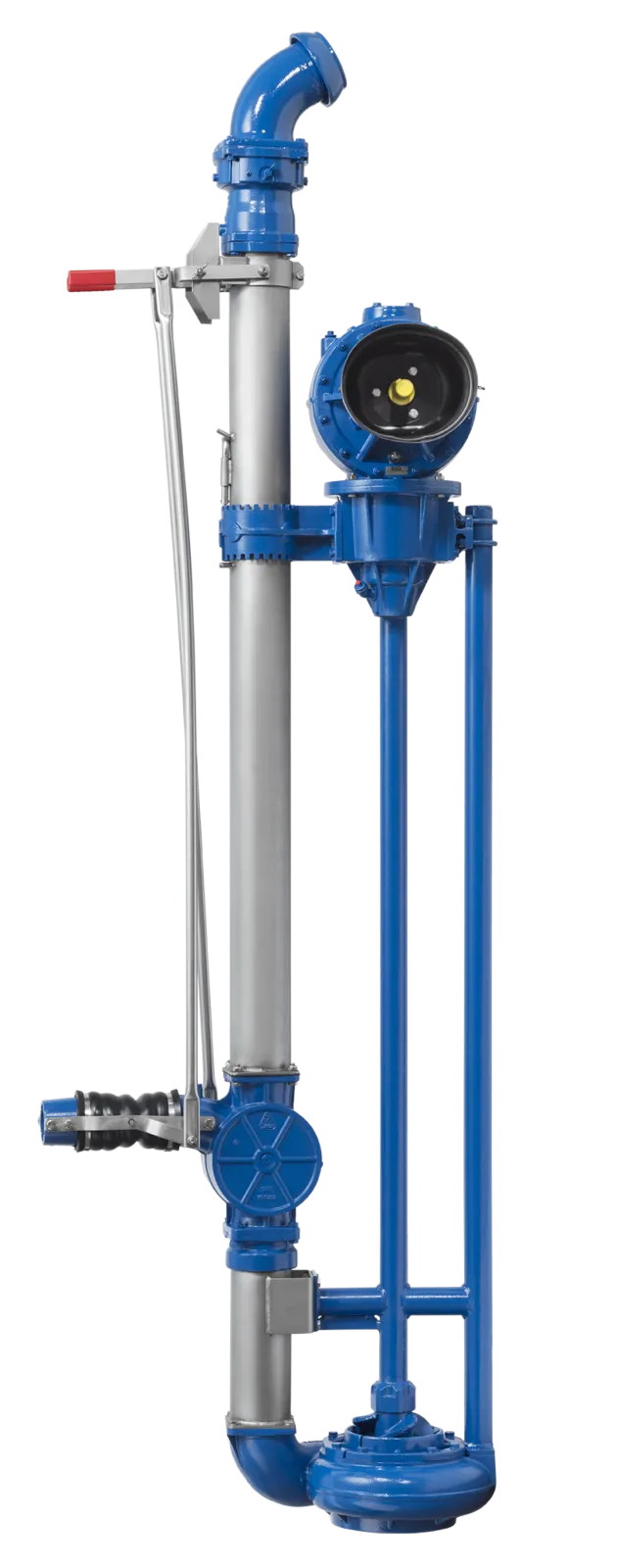 Vertical pump with power take-off shaft