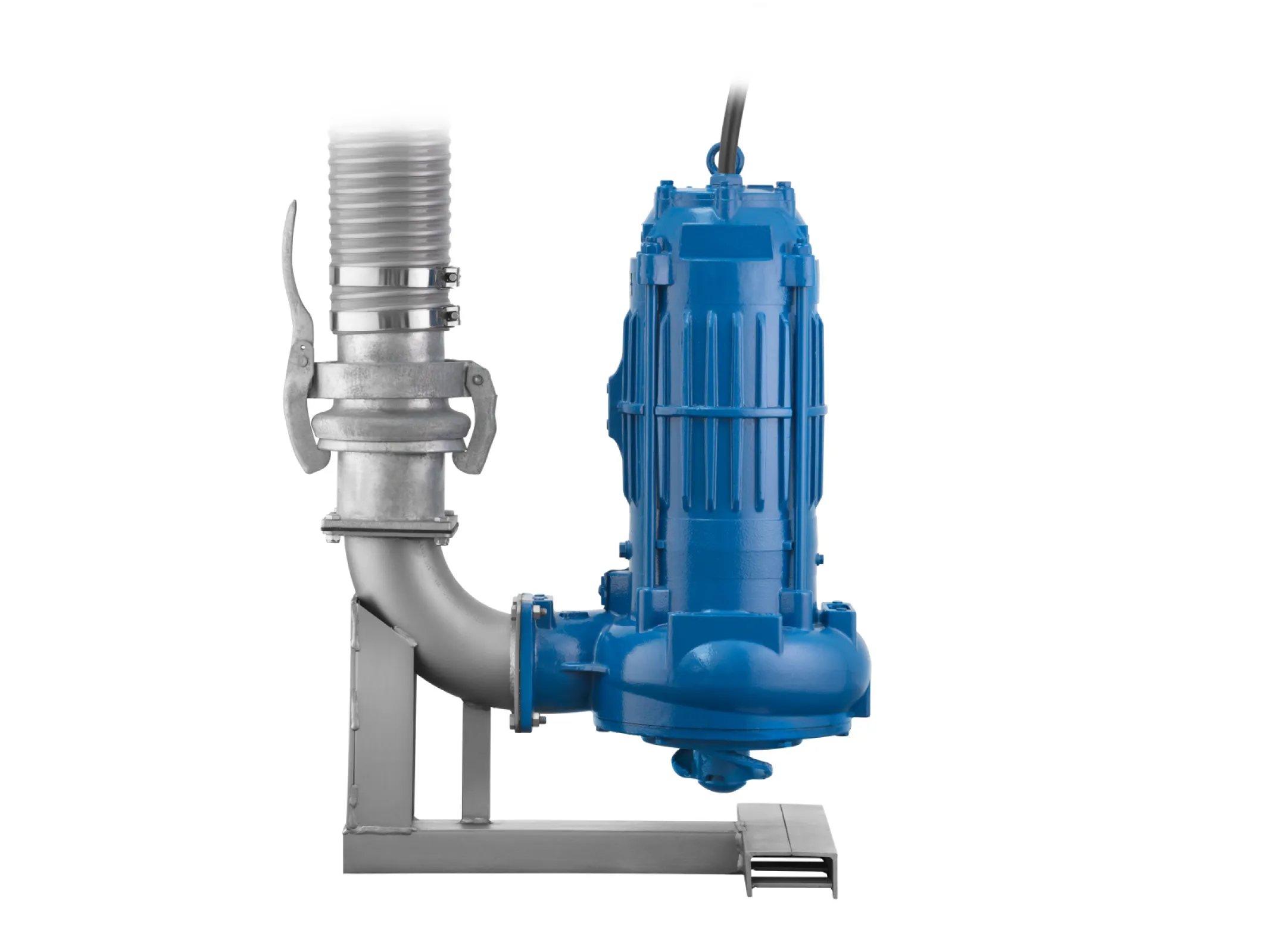 Submersible-motor-pumps with installation kit