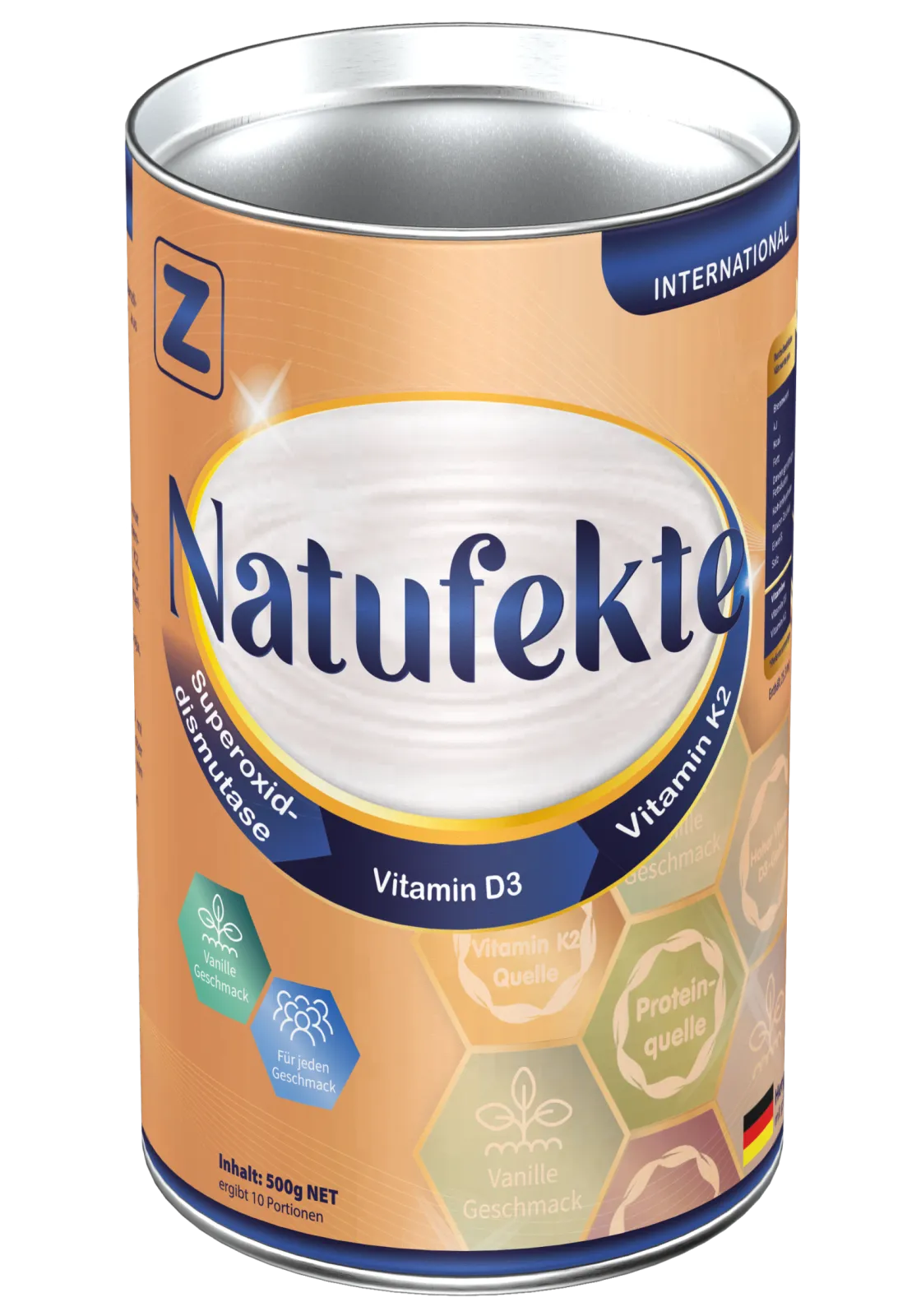 Natufekte Instant Protein Drink with Vitamin D3 and A, 500g Natufekte Instant Protein Drink with Vitamin D3 and A, 500g