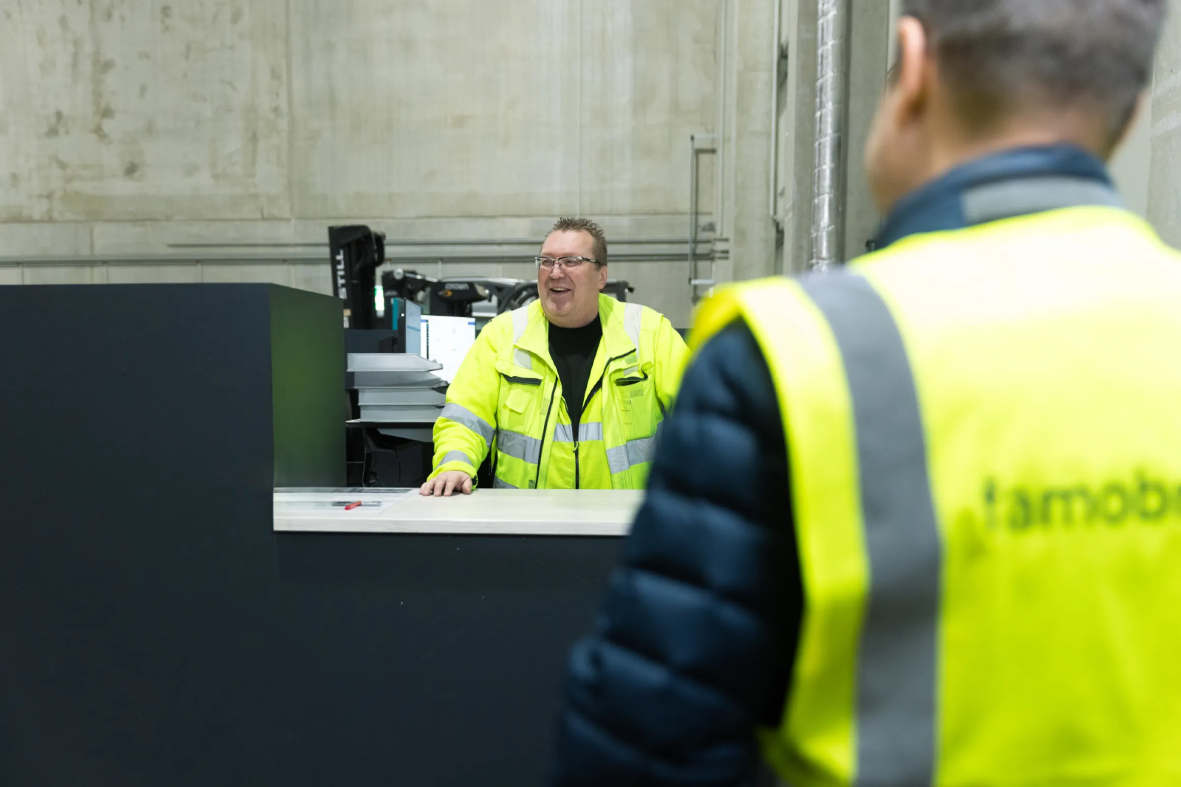 Famobra Warehouse Front Desk in Northern Germany