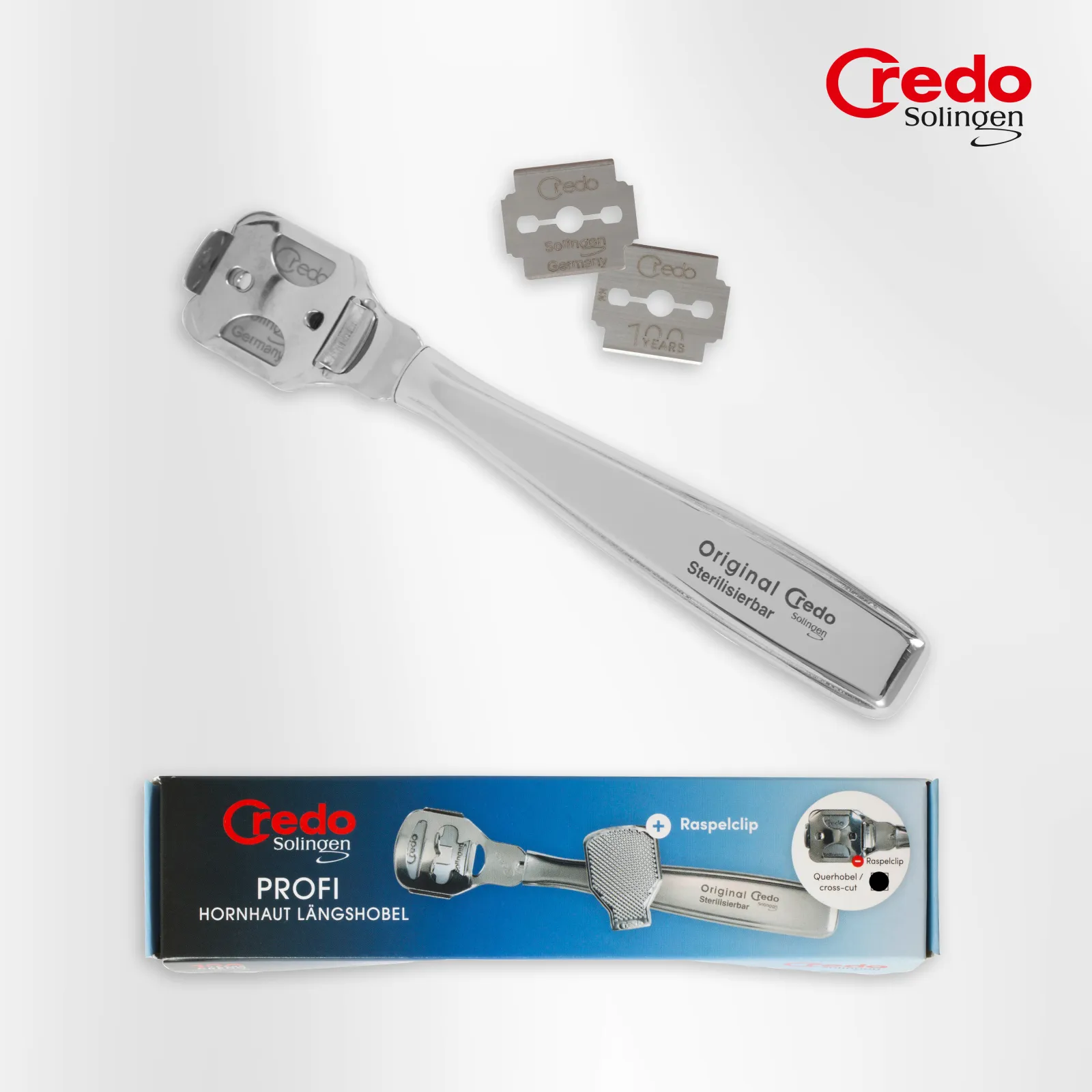 CREDO Solingen ProfiLine cross corn cutter, stainless steel.