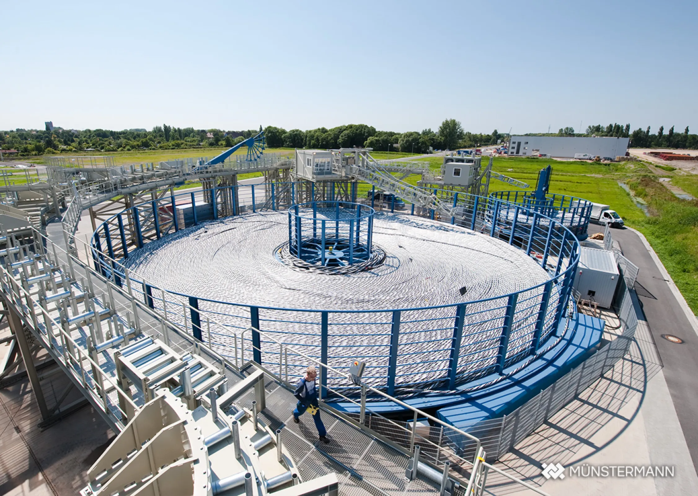 Cable Carousel for storage of high voltage cables Cable Carousel for storage of high voltage cables