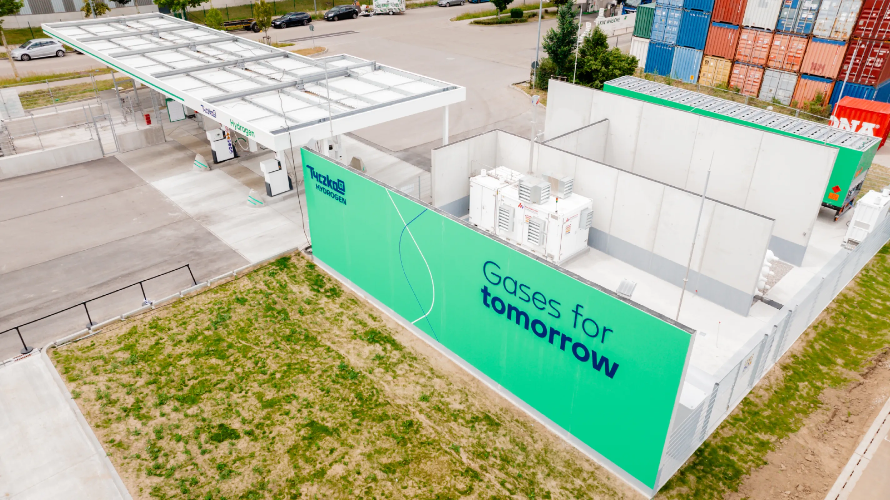 Tyczka Hydrogen refuelling station - GVZ Augsburg