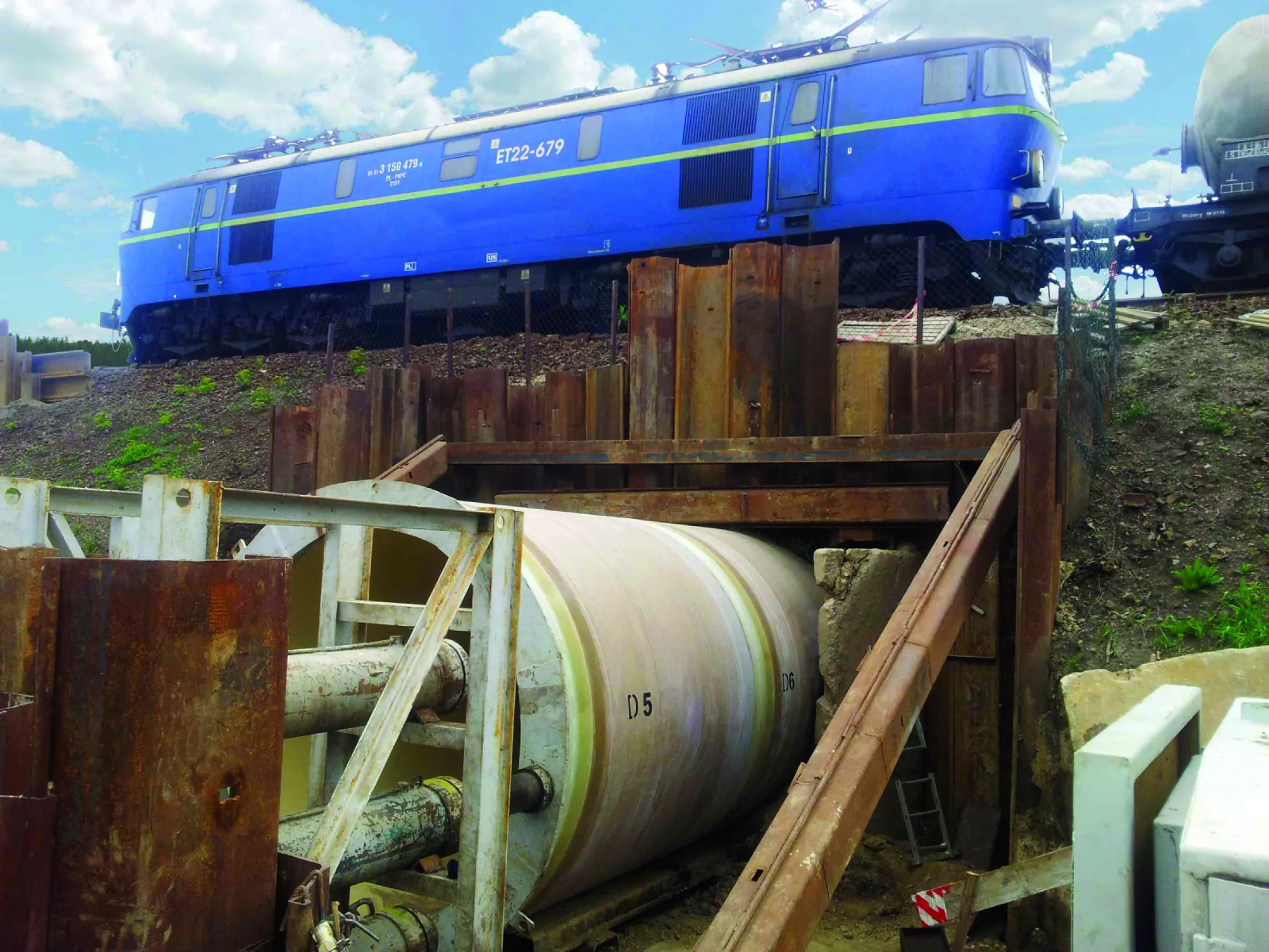 GRP jacking pipe DN3000
