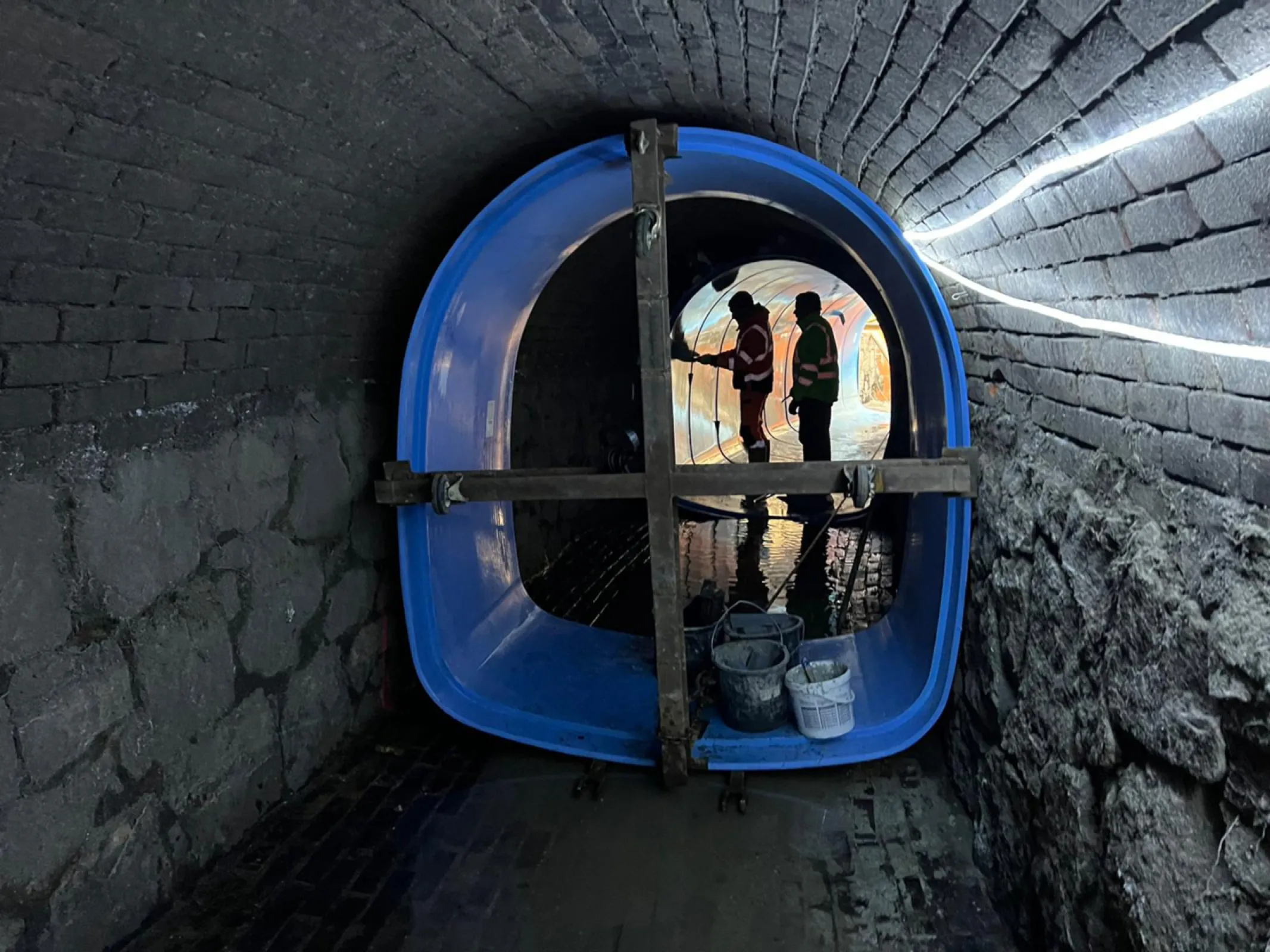 Amiblu NC Line (non-circular GRP pipe for trenchless pipe lining)