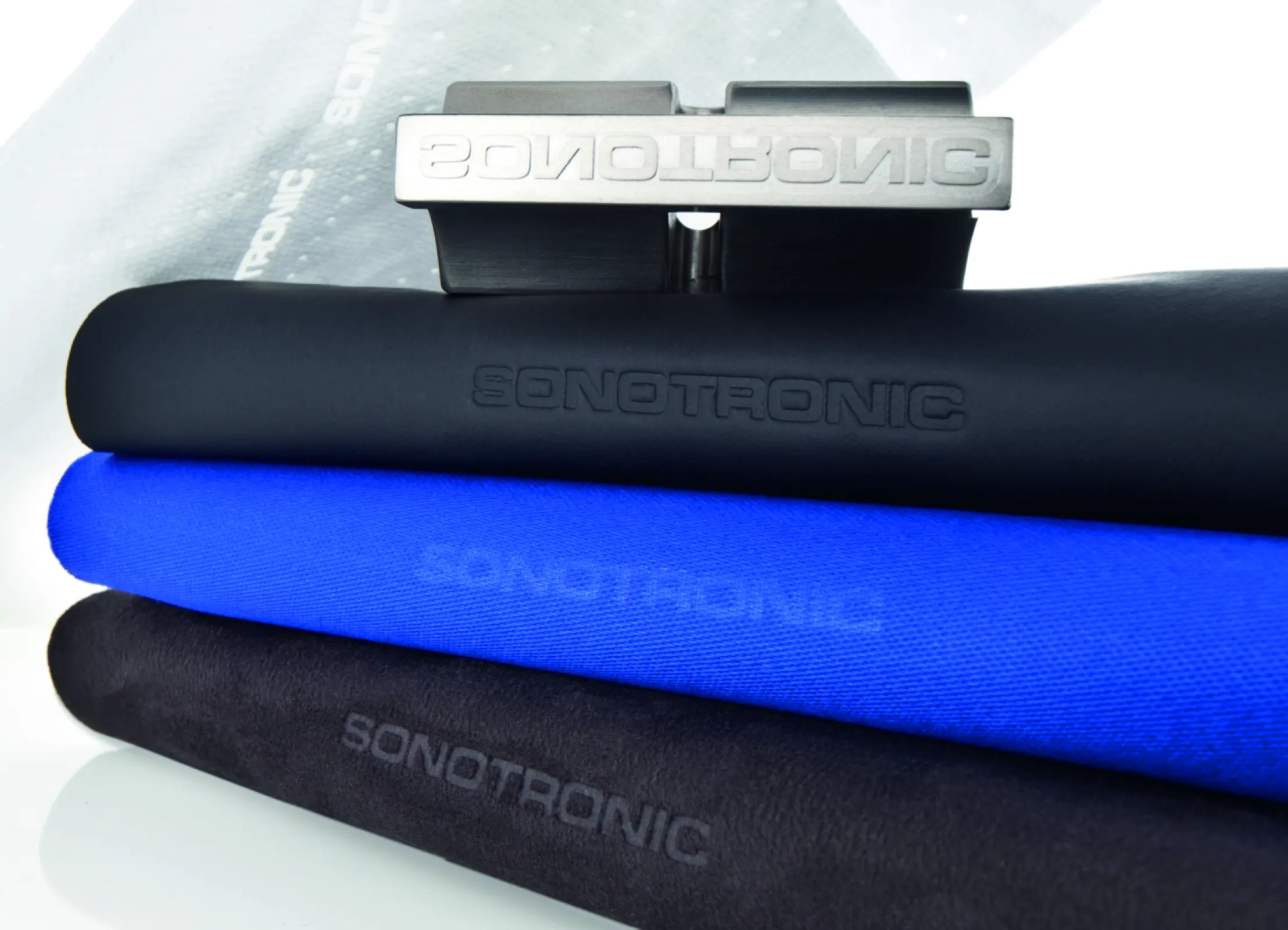 Ultrasonic embossing of technical textiles