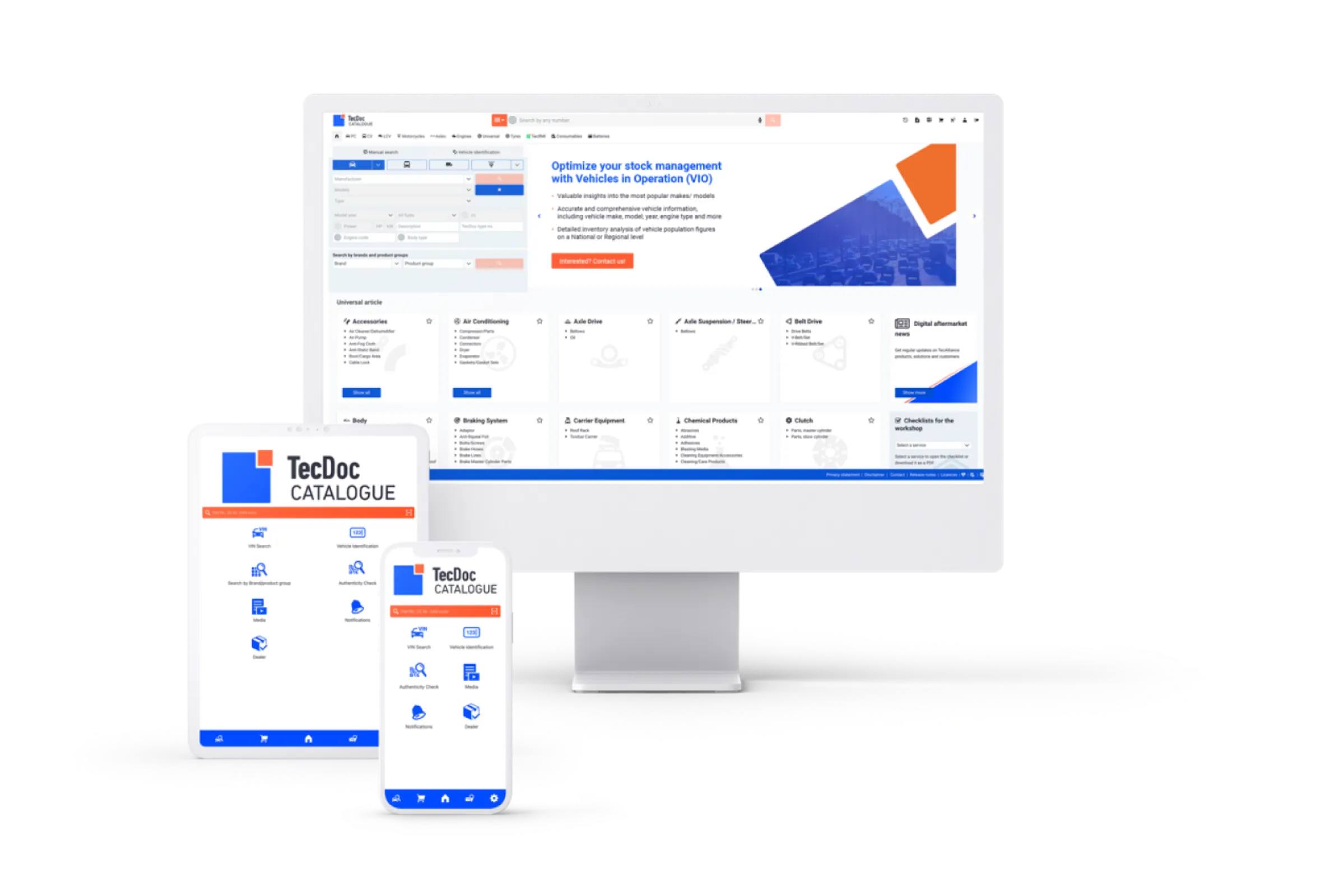TecDoc Catalogue - the world´s most comprehensive database of vehicles, parts, and application for automotive aftermarket