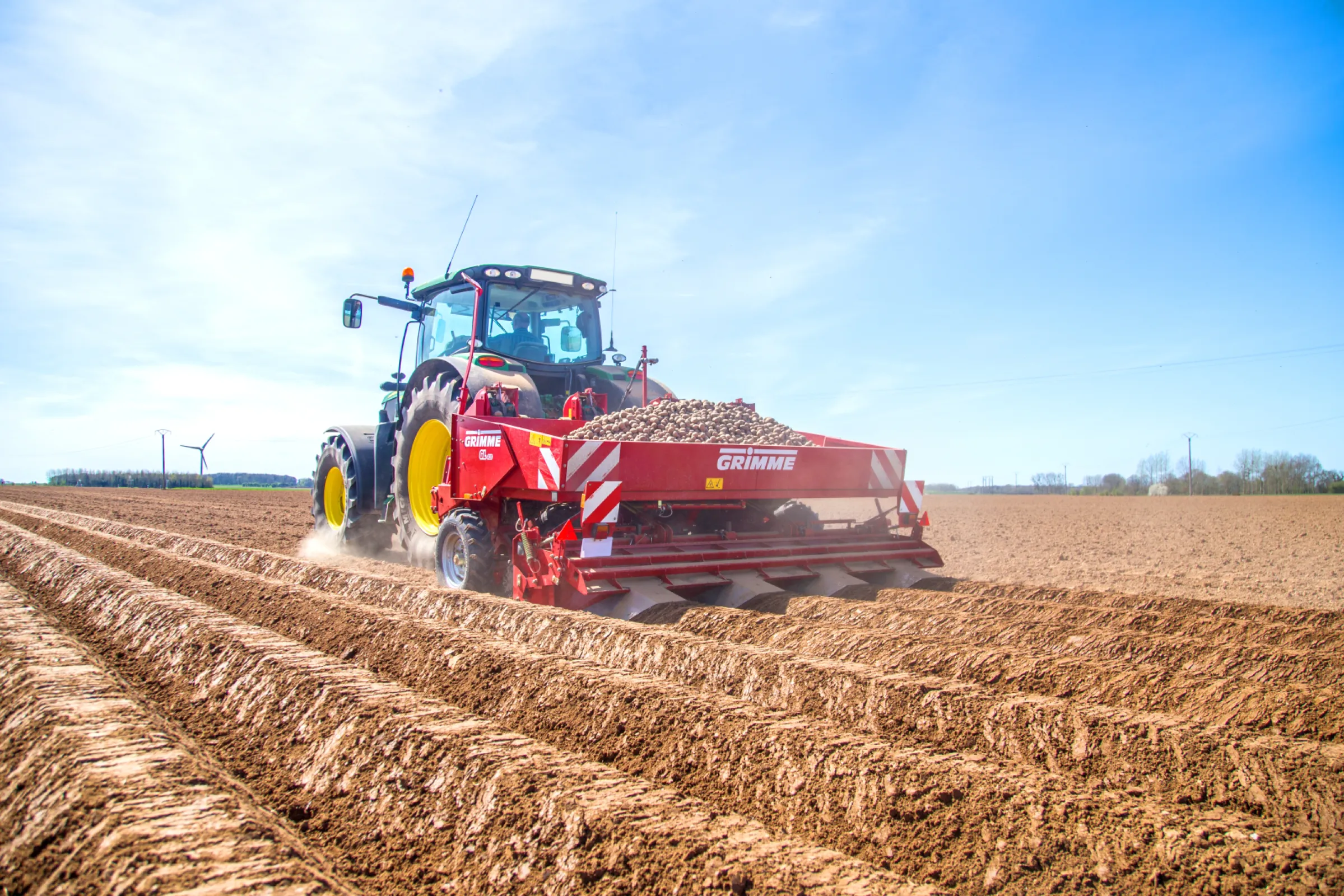 GL 410: cup potato planter, 4-row, 1 t bunker, for tractors from 70 HP