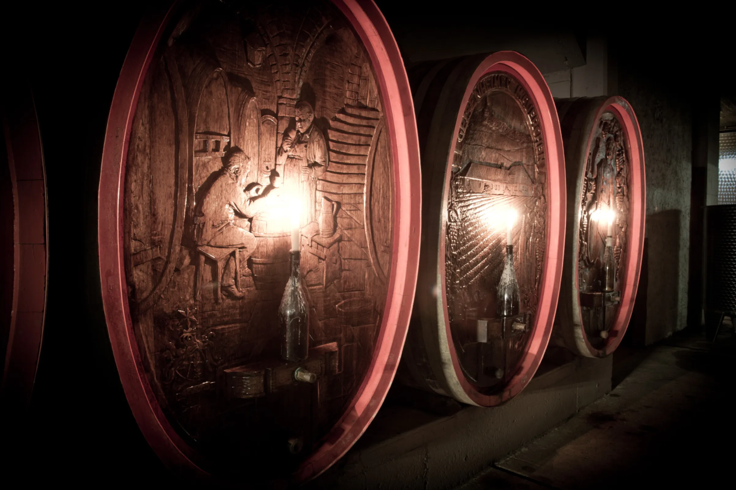 Atmospheric old wine cellar
