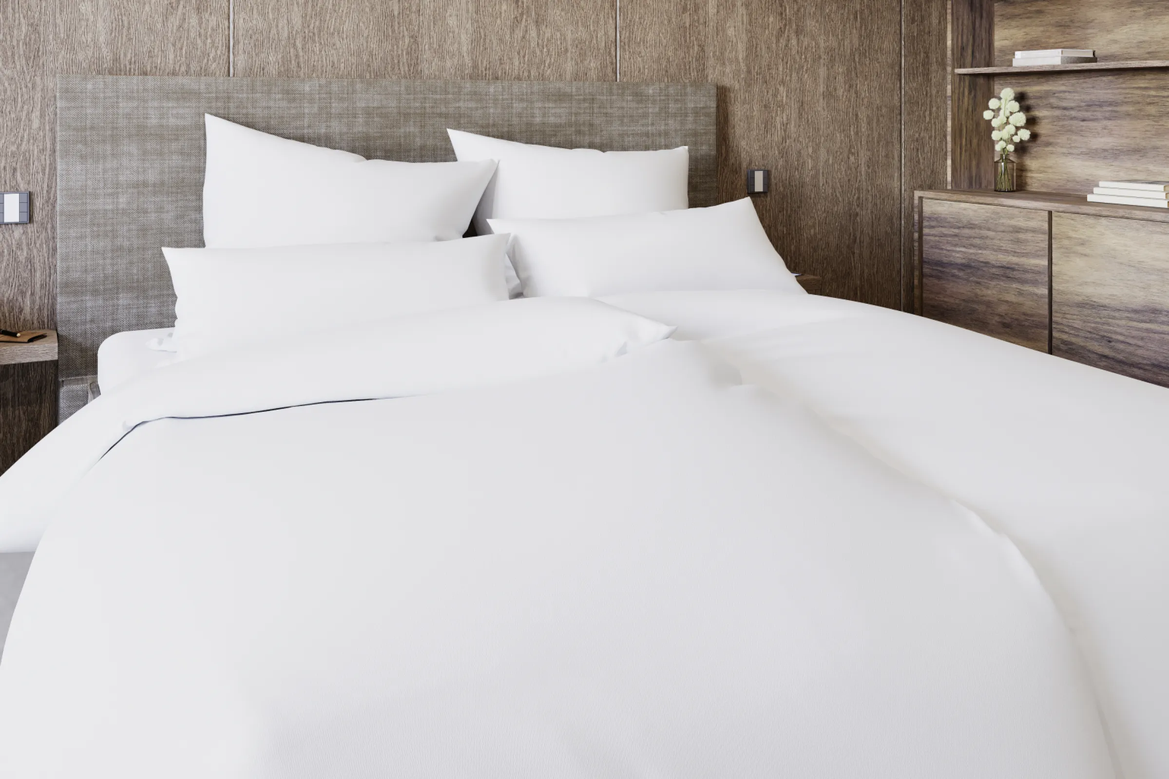 Smooth, plain sateen stands out for its timeless elegance and limitless versatility.