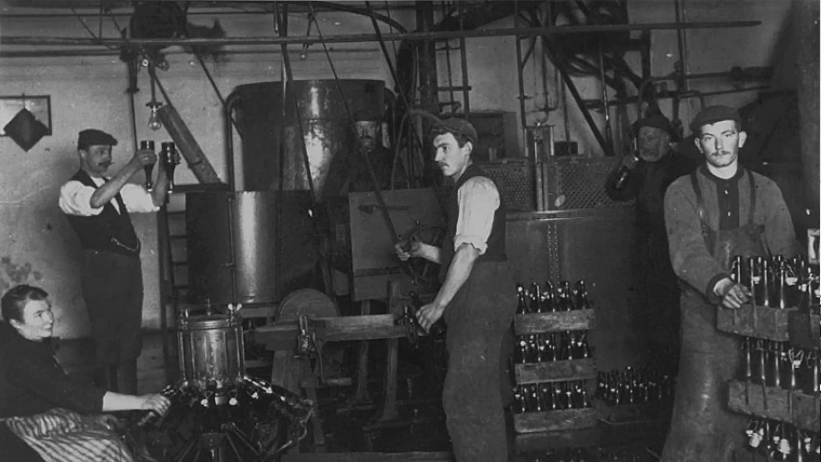 Historical picture - bottling