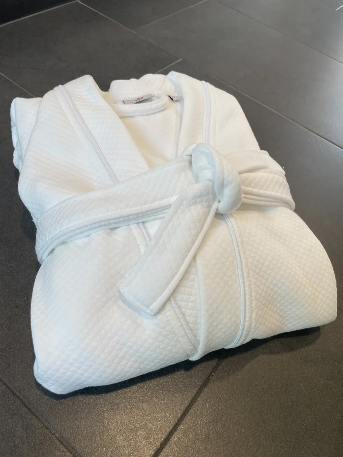 Customer individual bath robe - waffle piquee