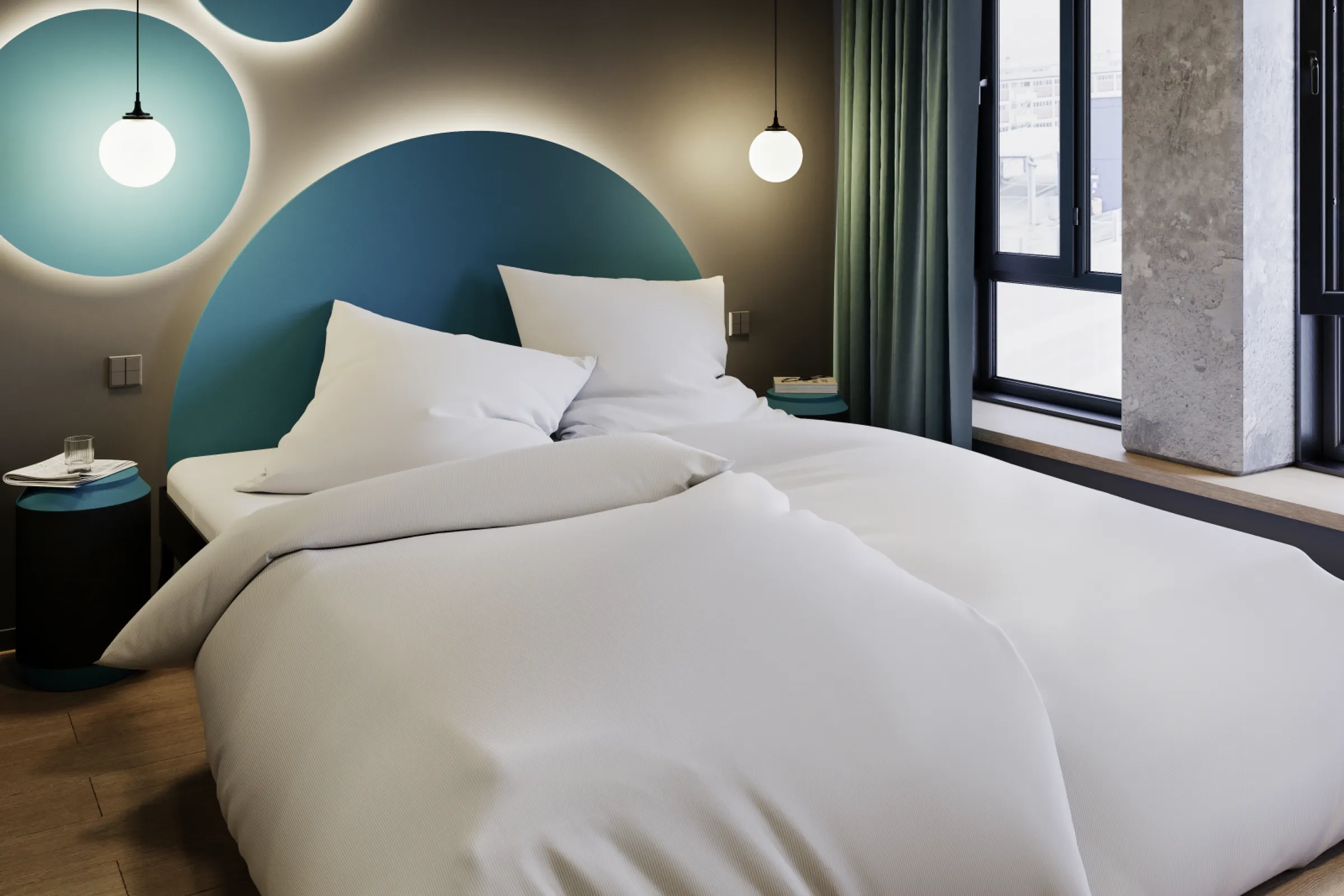 1,5 mm striped sateen