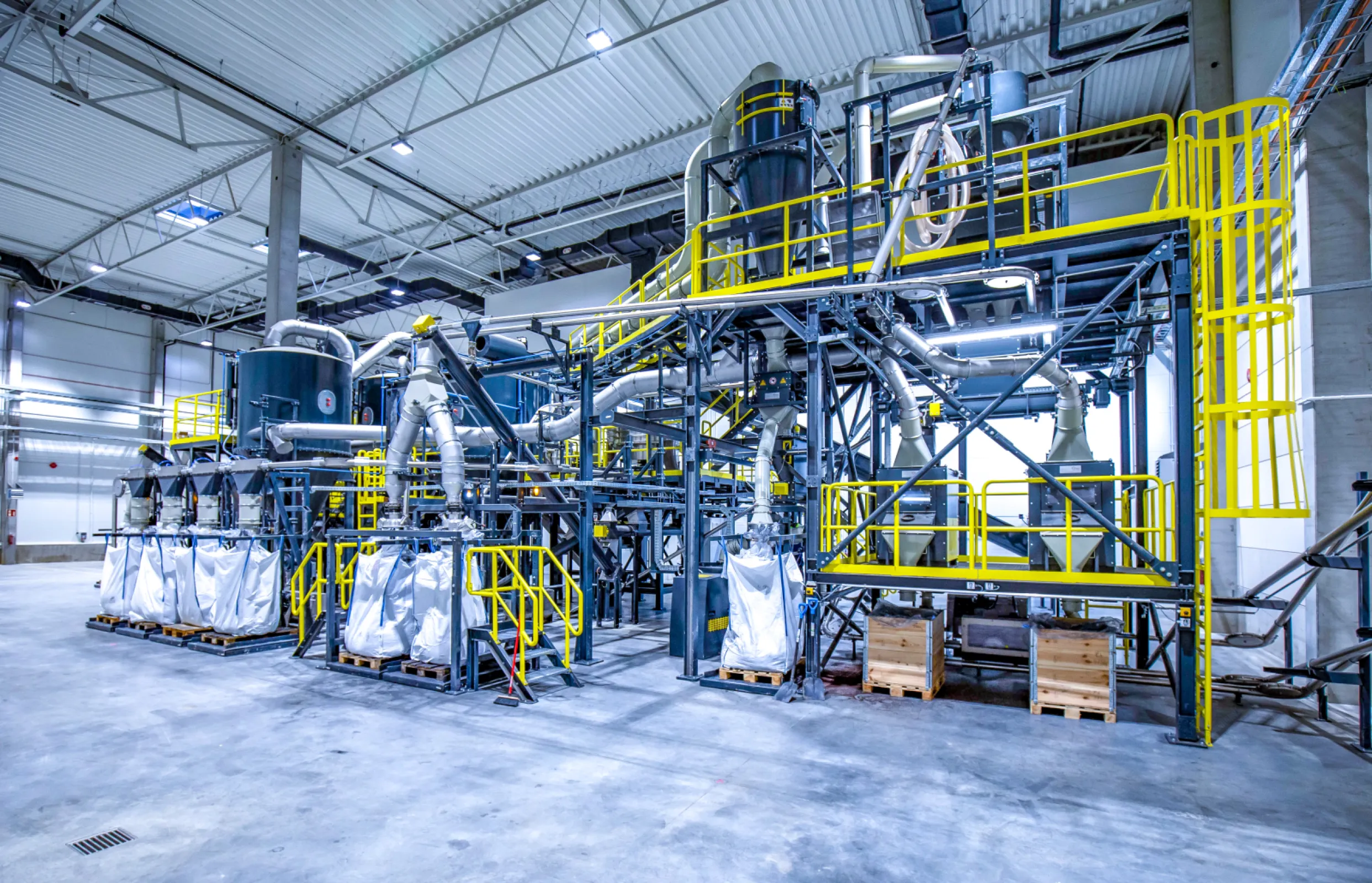 lithium-ion battery recycling plant by URT