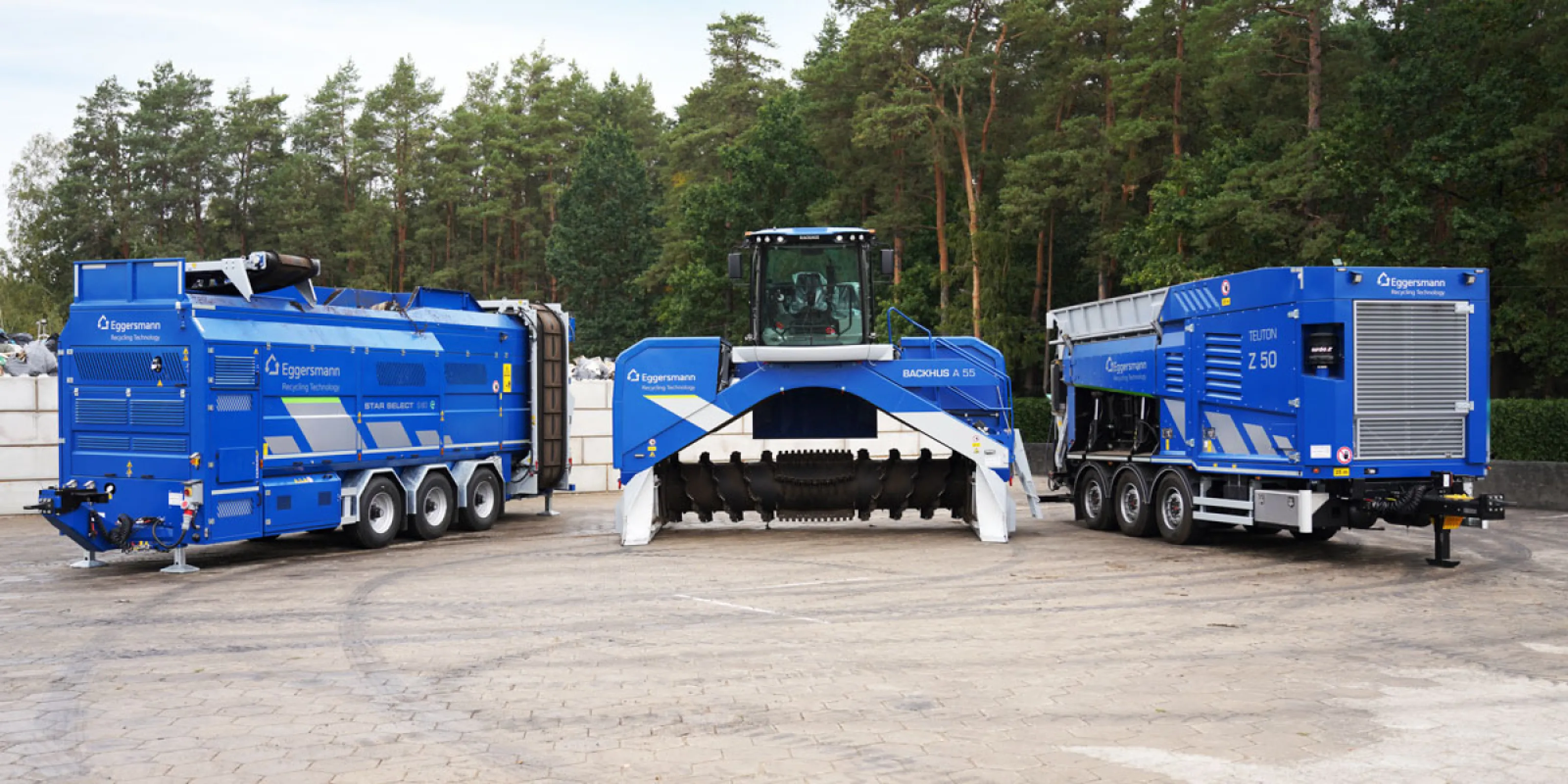 Screening, turning and shredding with Eggersmann