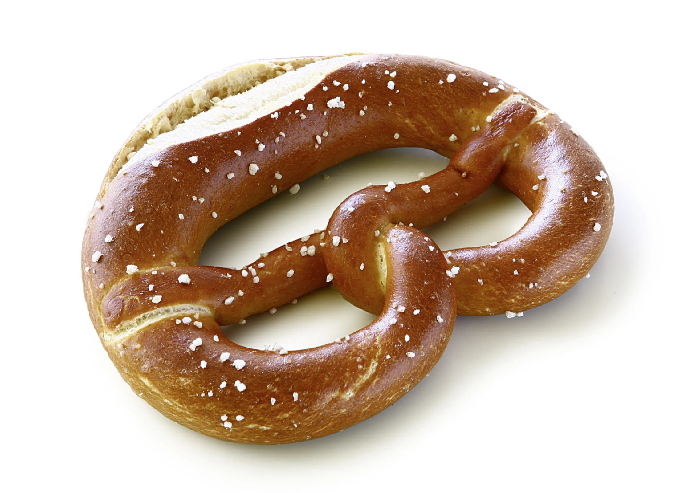 Pretzel with pretzel salt