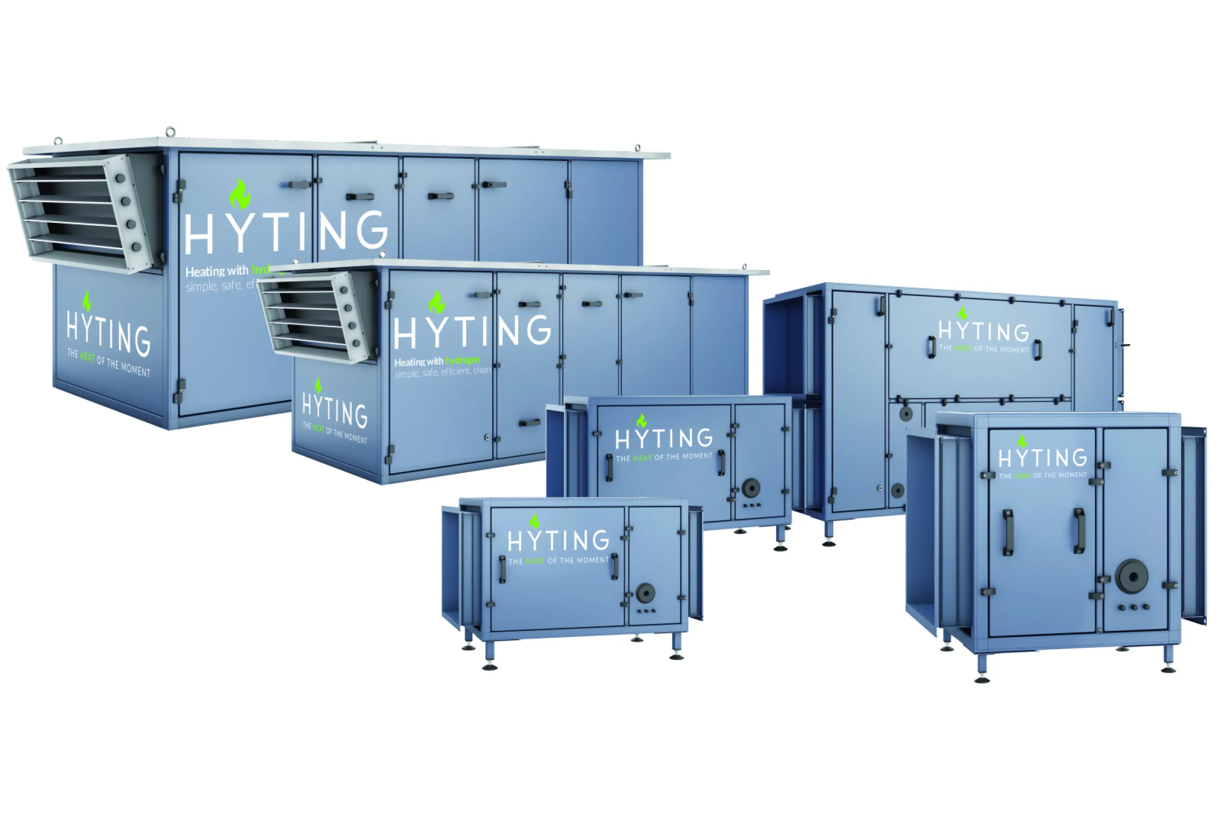 HYTING portfolio of building heating solutions: Heat Register, AHU, Rooftop Unit