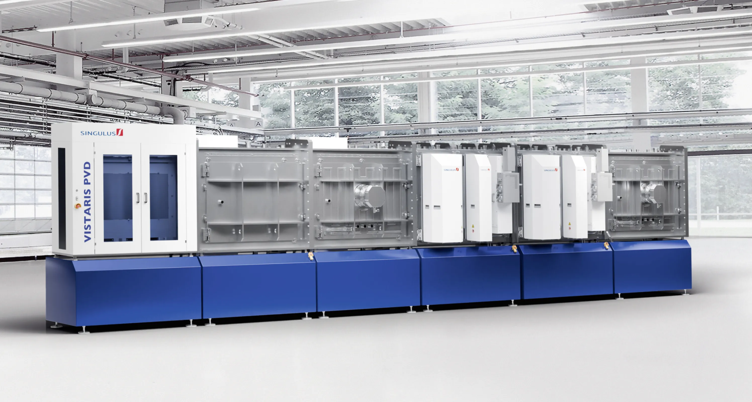 Inline Sputtering system with vertical substrate transport