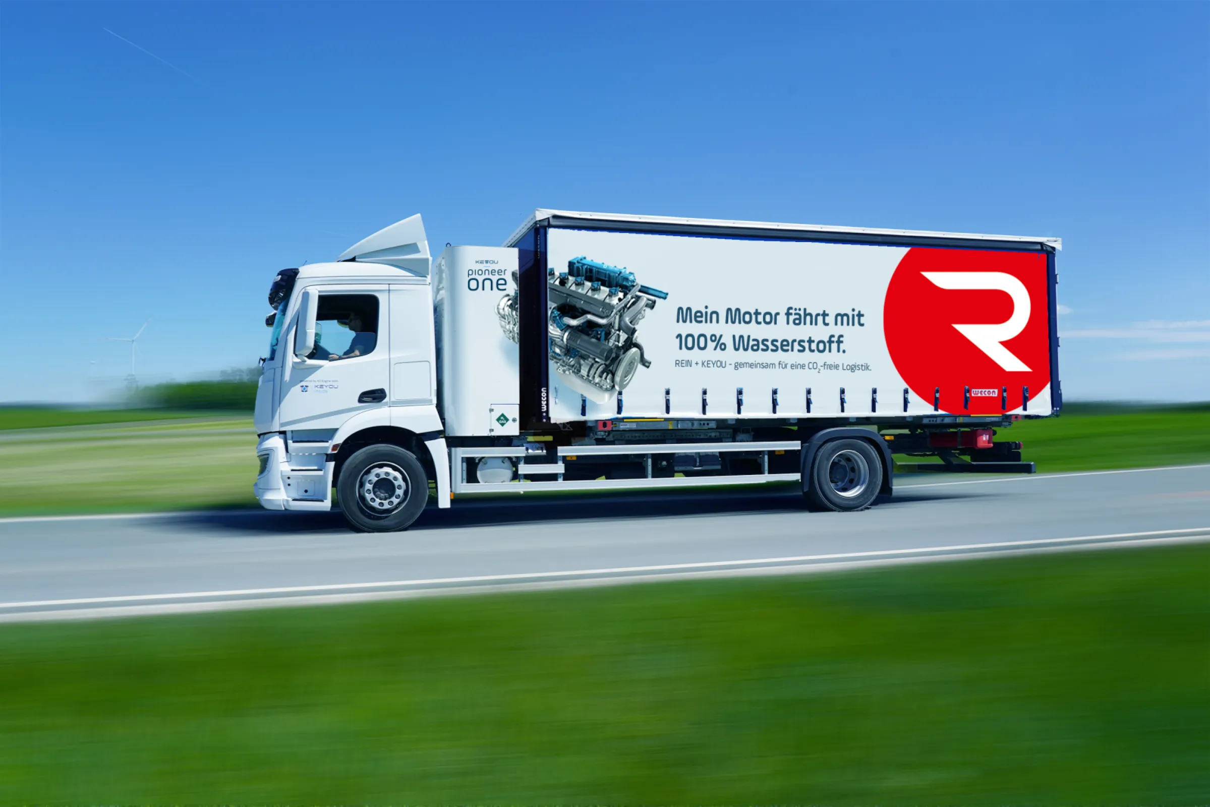 KEYOU 18t PioneerONE customer vehicle