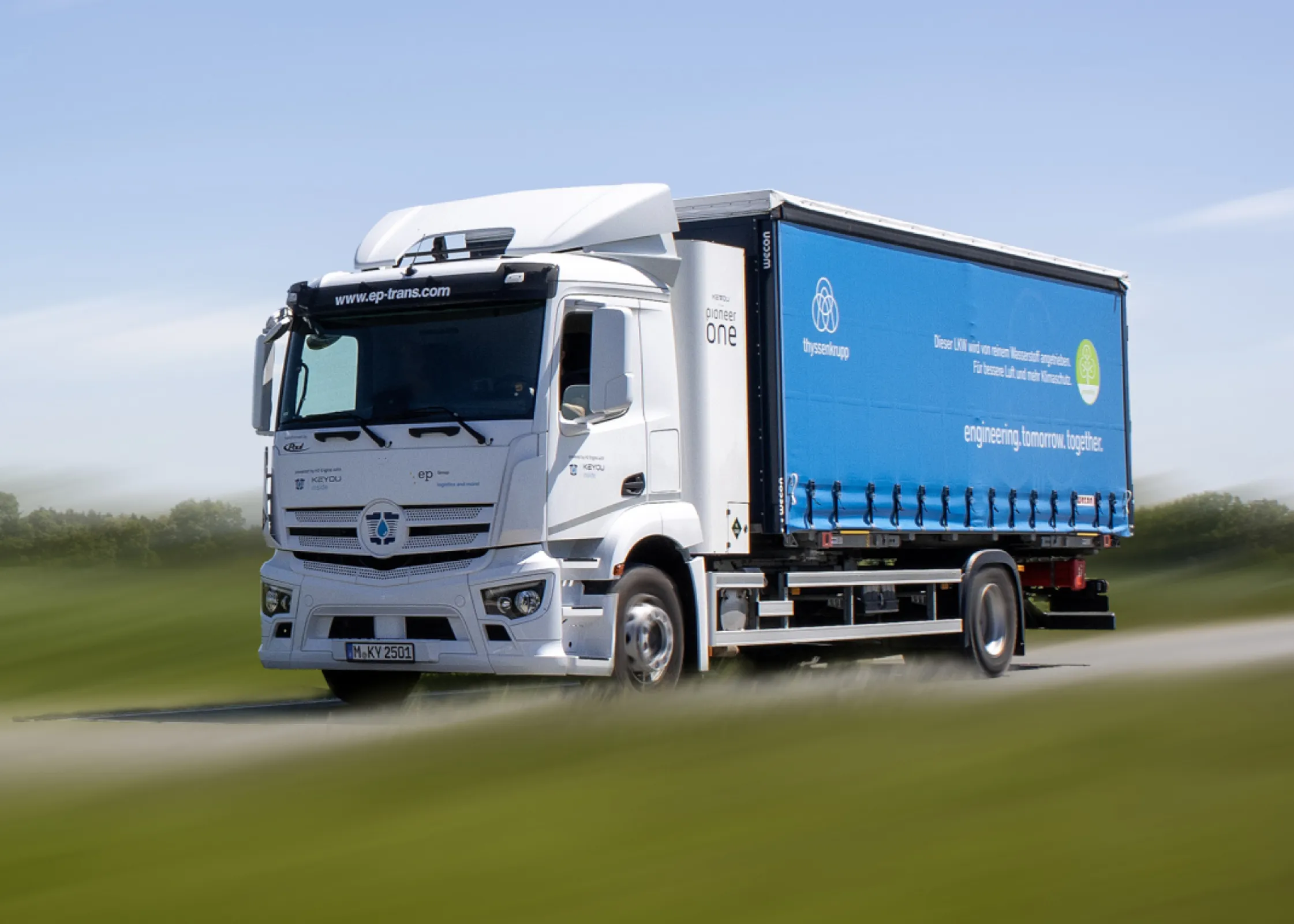 KEYOU 18t PioneerONE customer vehicle