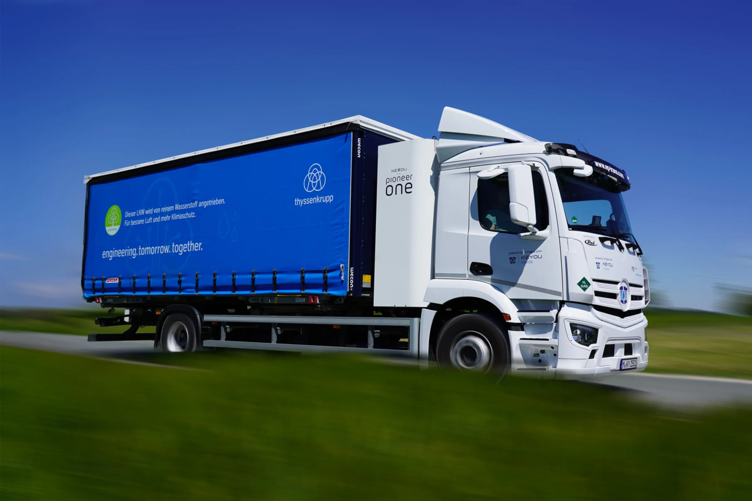 KEYOU 18t PioneerONE customer vehicle