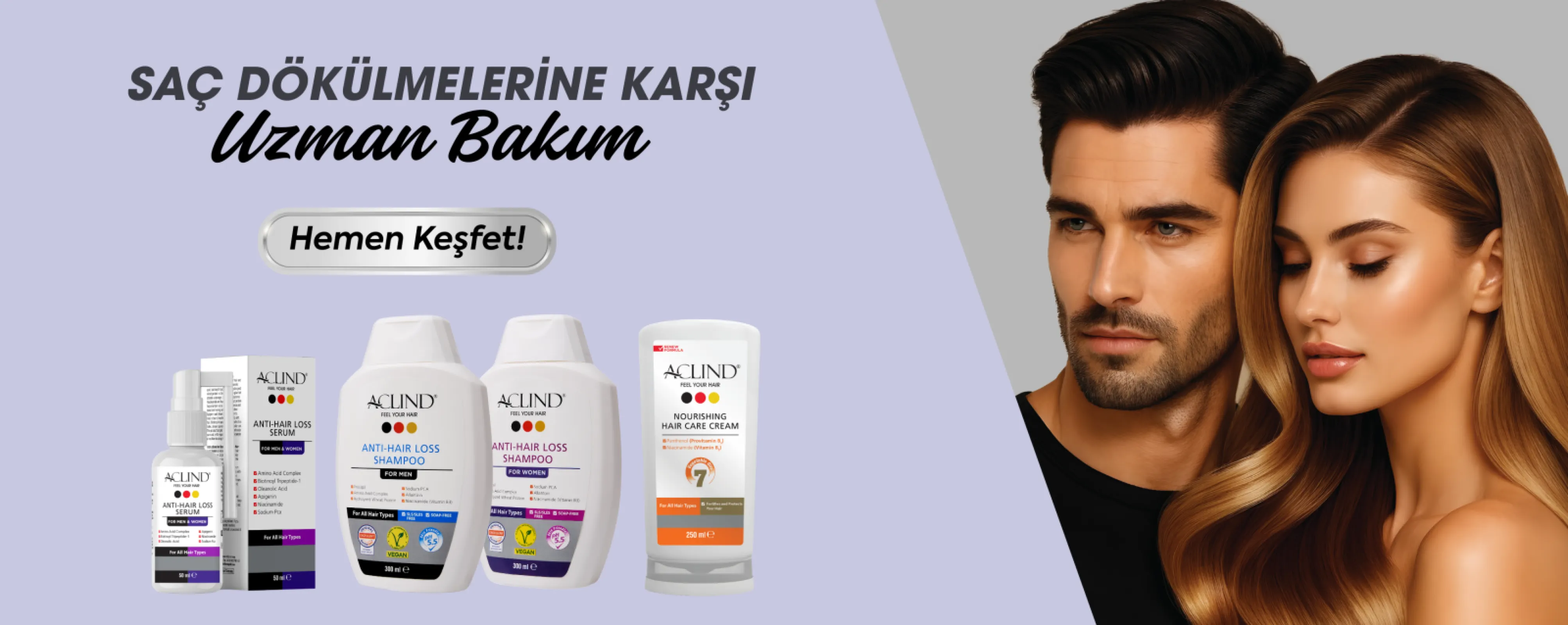 Expert care for hair loss