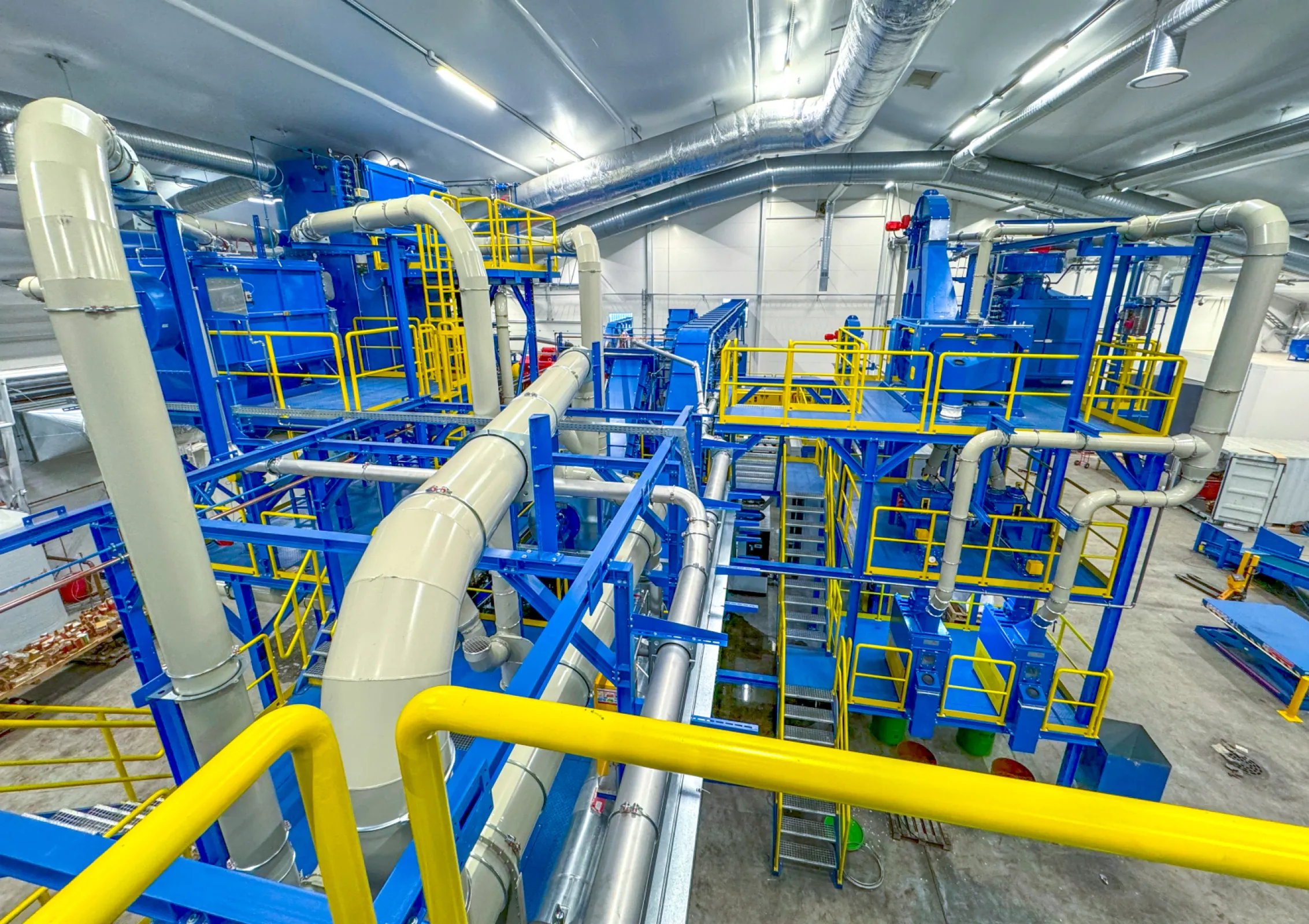 Fridge recycling plant