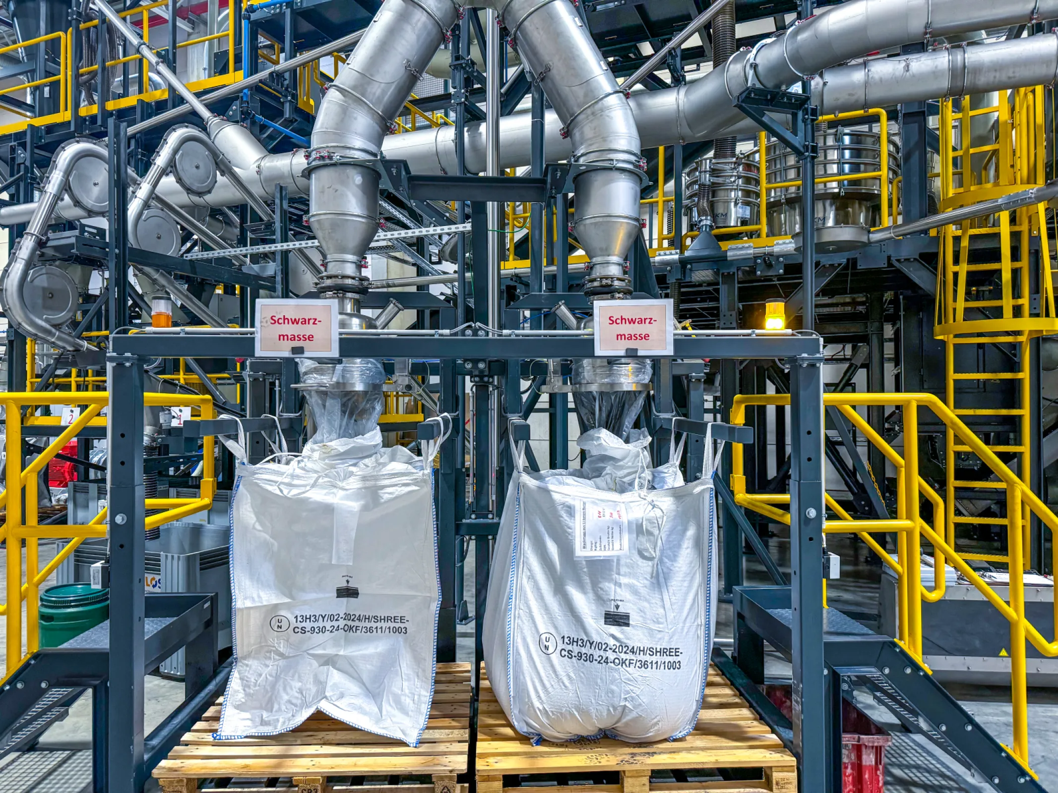 LIBs recycling plant