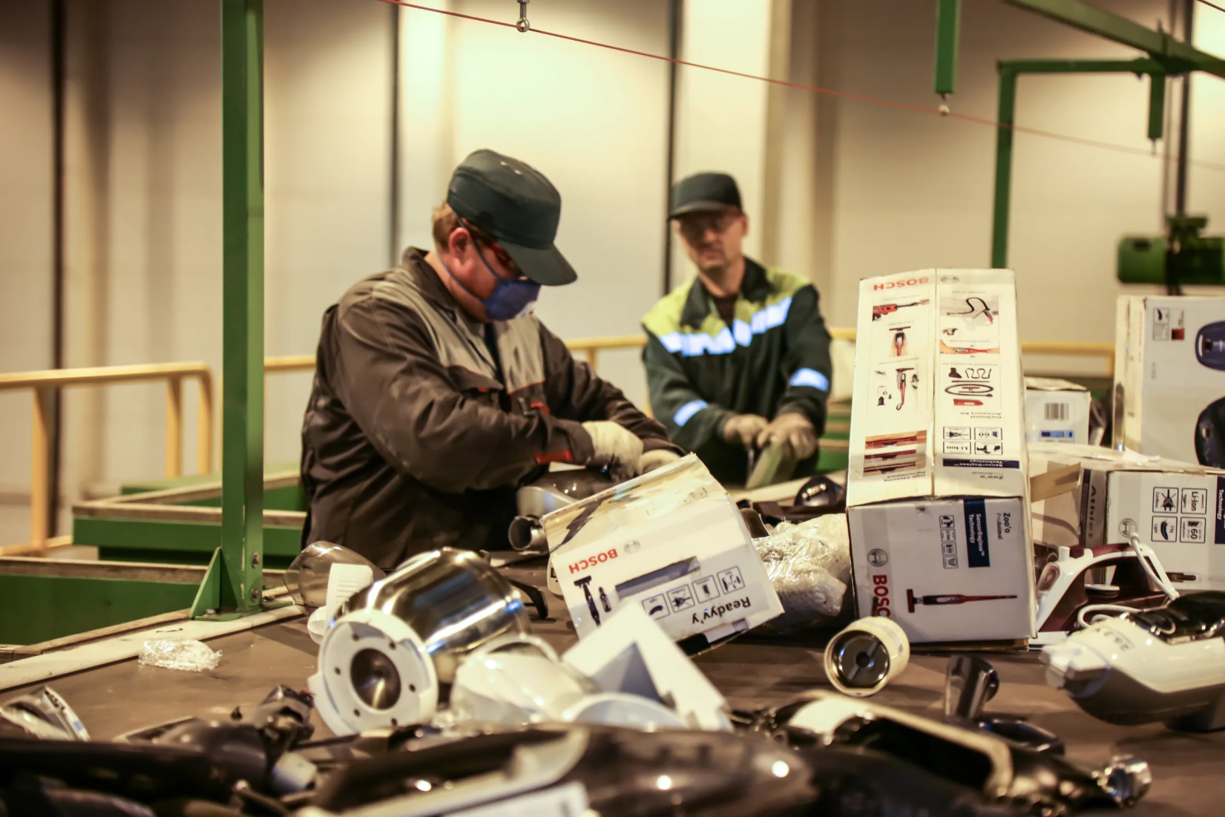 Small Domestic Appliance recycling plant