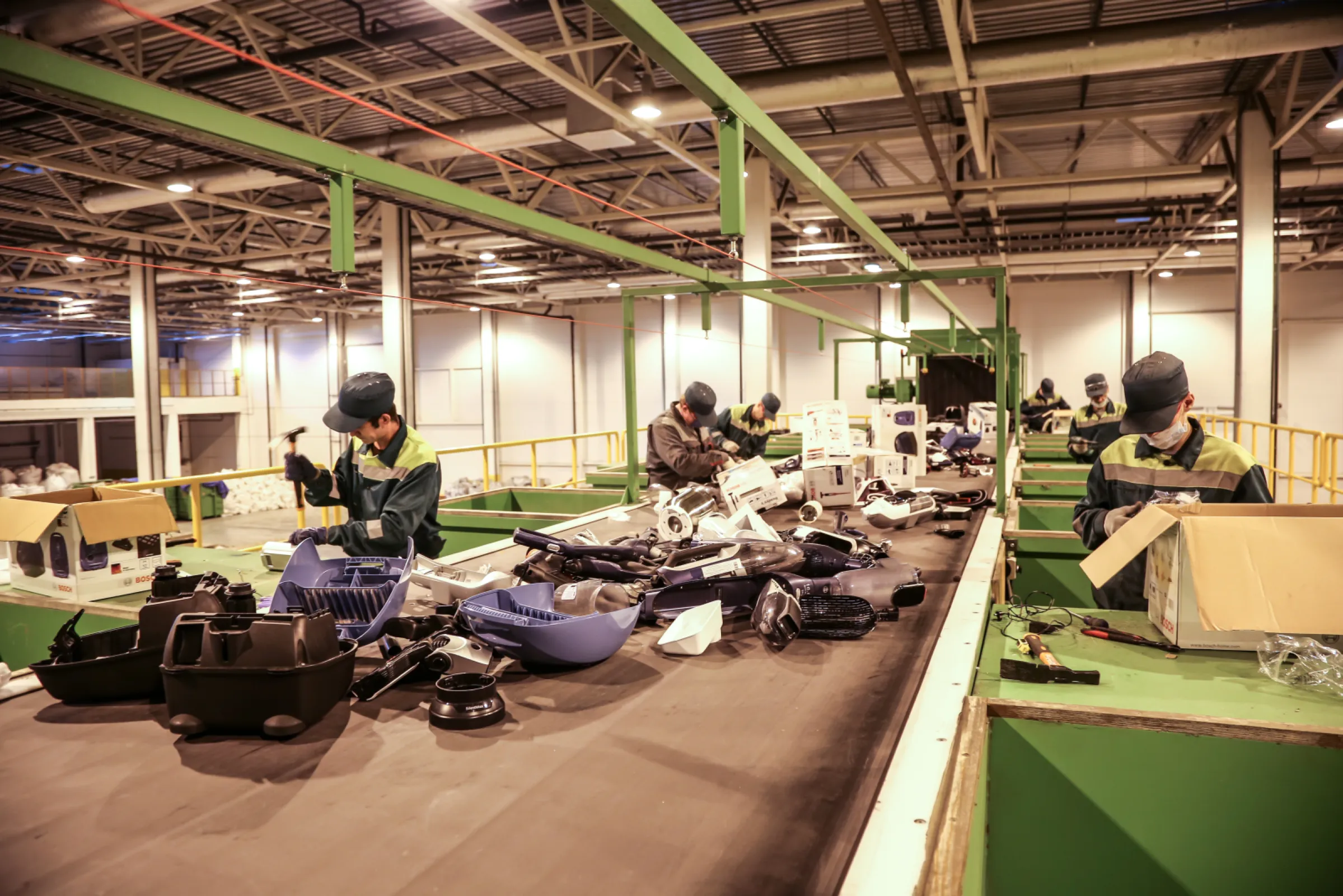 Small Domestic Appliance recycling plant